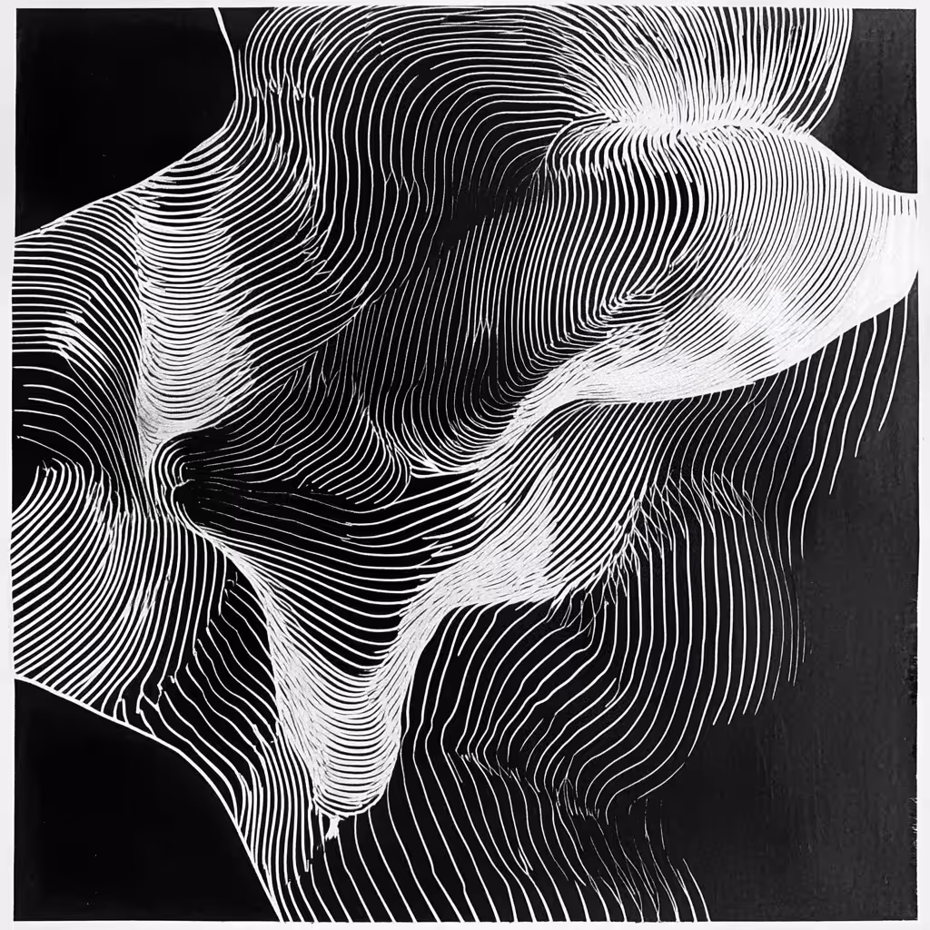 B&w whild flower