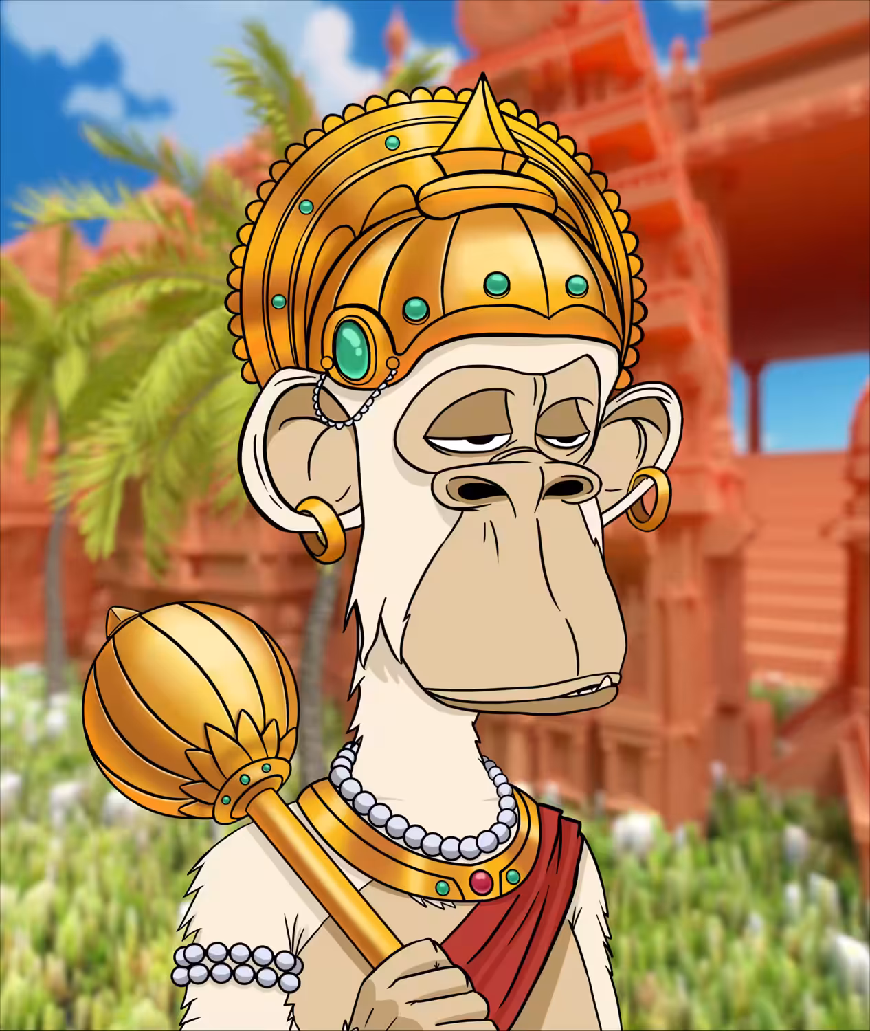 Bored Ape Hanuman Takes A Stroll