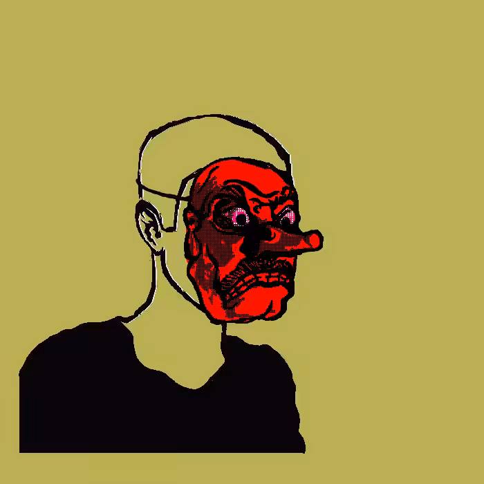 Mask and Cigarettes #17