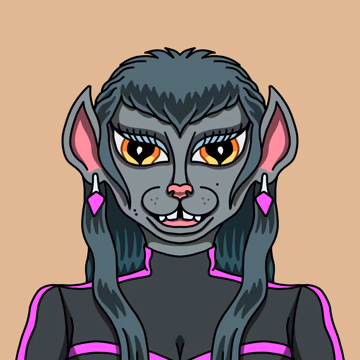 |Hedz| Cat Trekkie Grey