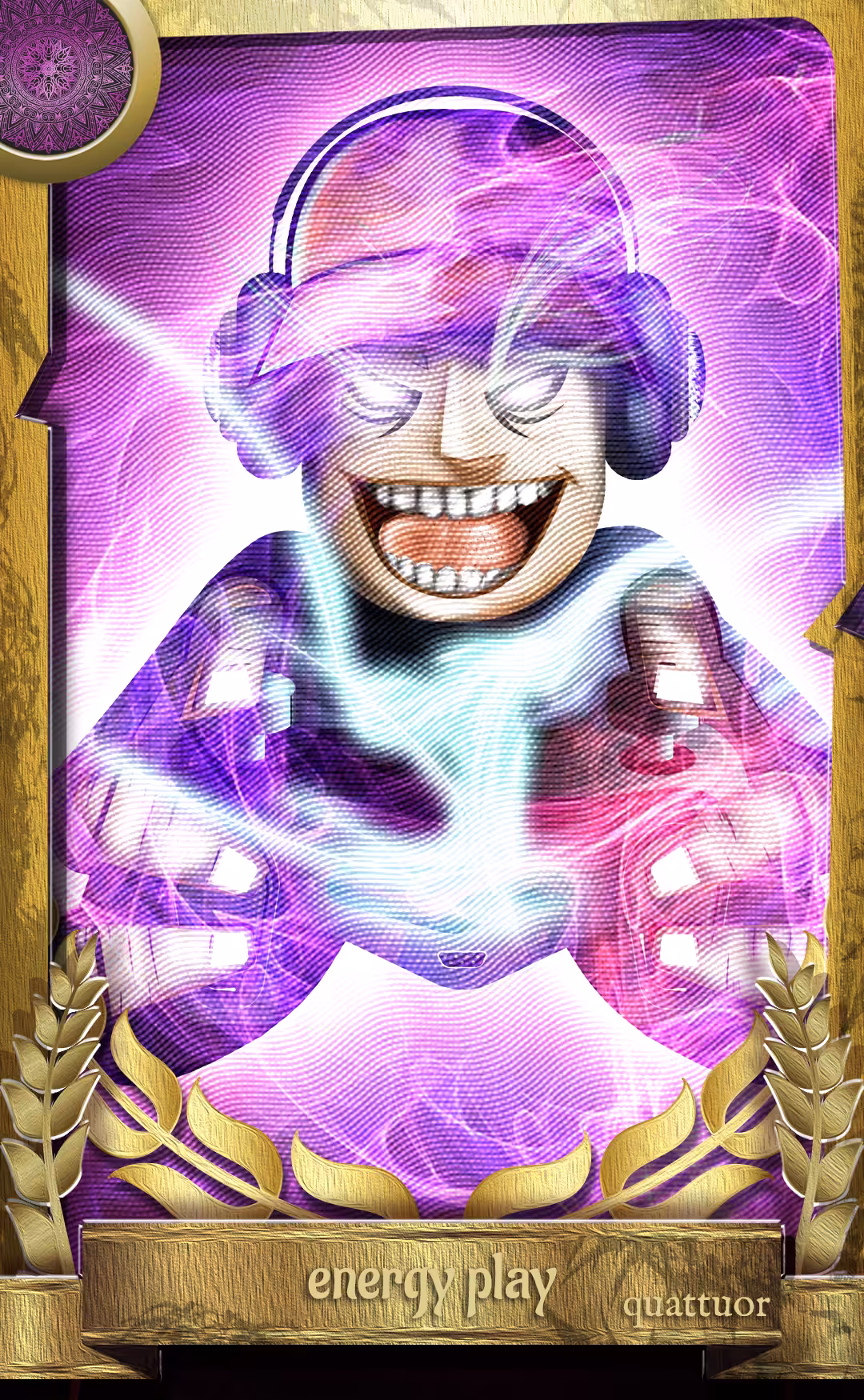 Energy Play / Card quattuor - Magenta series