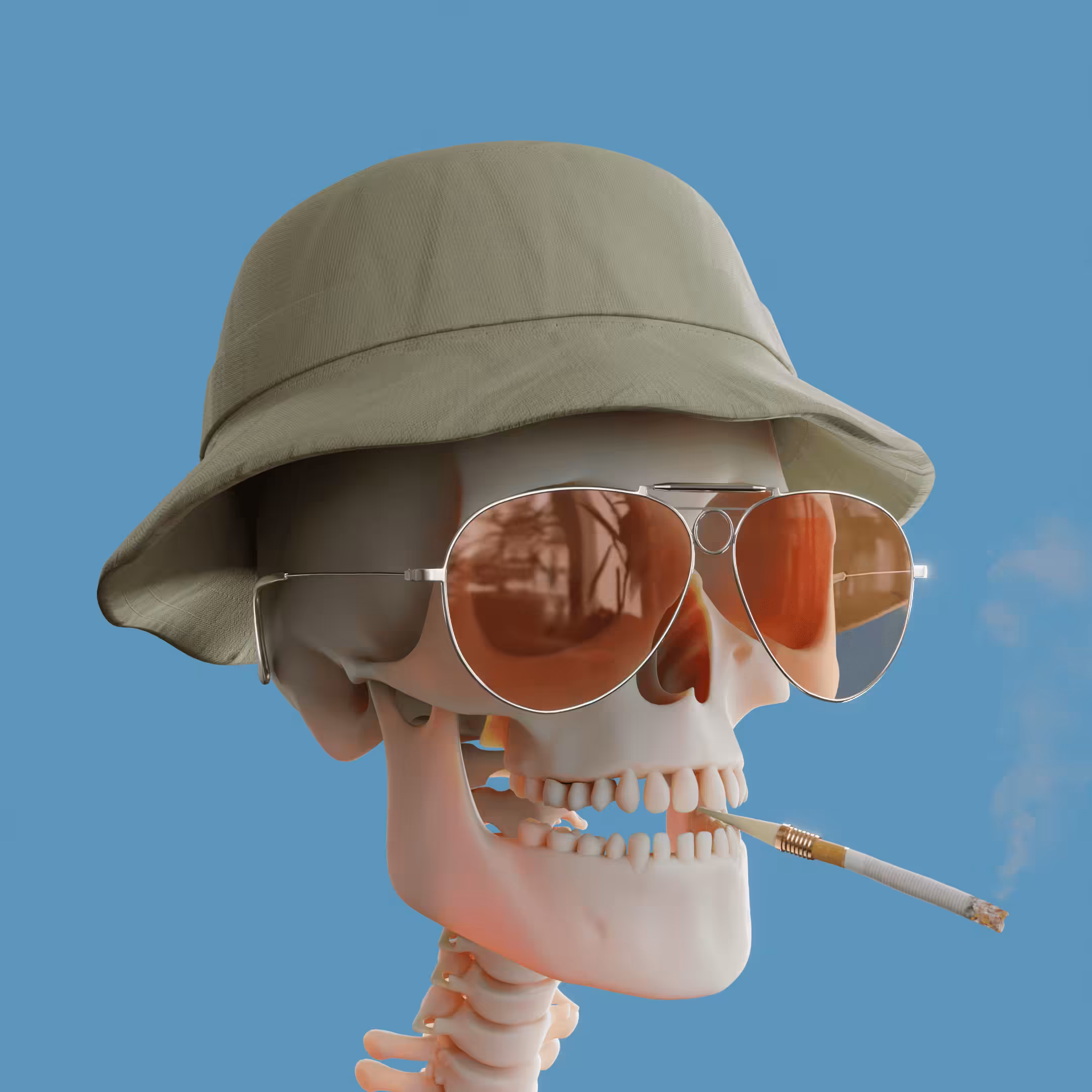 3D Skull Punks: Skull Punk #77