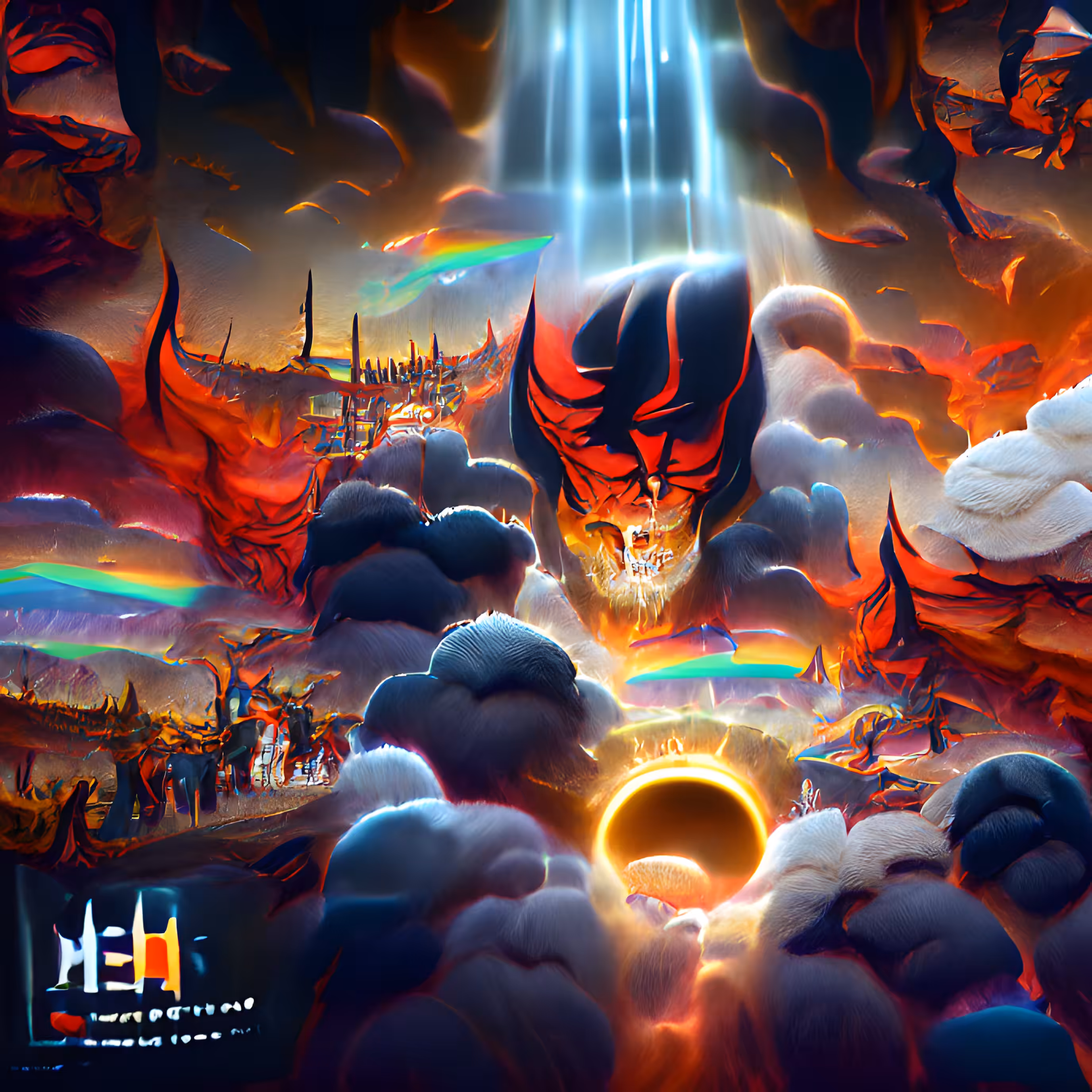 Heaven's Light over Hell's Darkness
