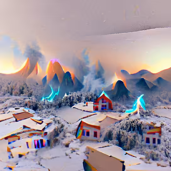 #117/4999 Metadimensional Image - Alps Winter Season