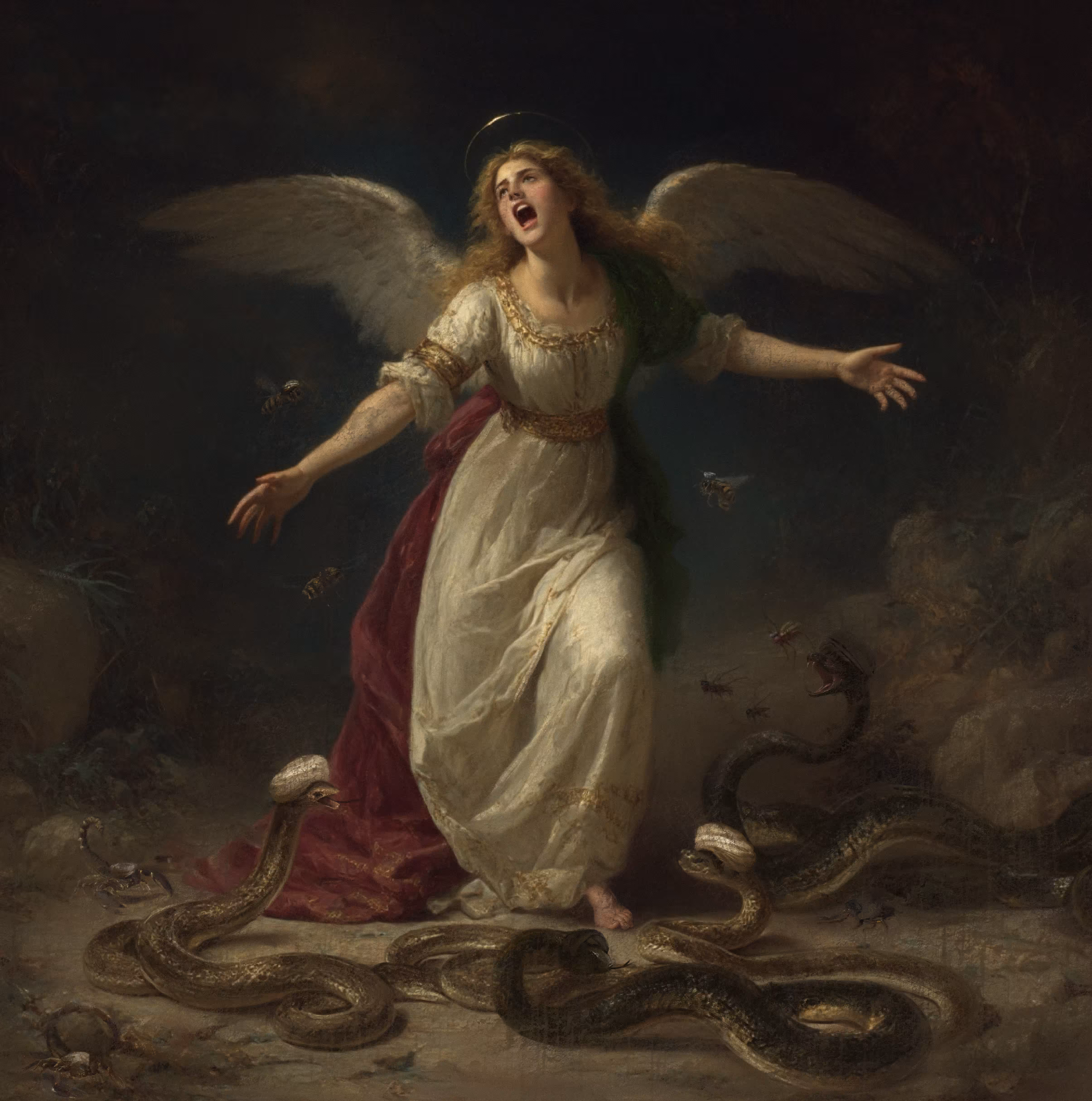 Oh, mercy from these creatures Cry out, cry out!