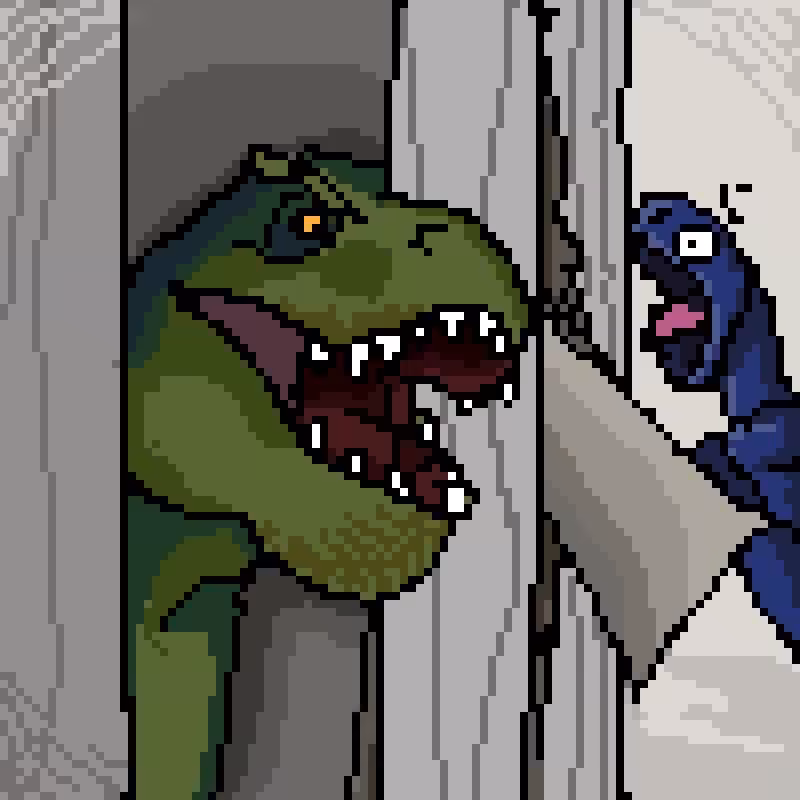 CryptoDinosaurs #46 - Horror Dino
