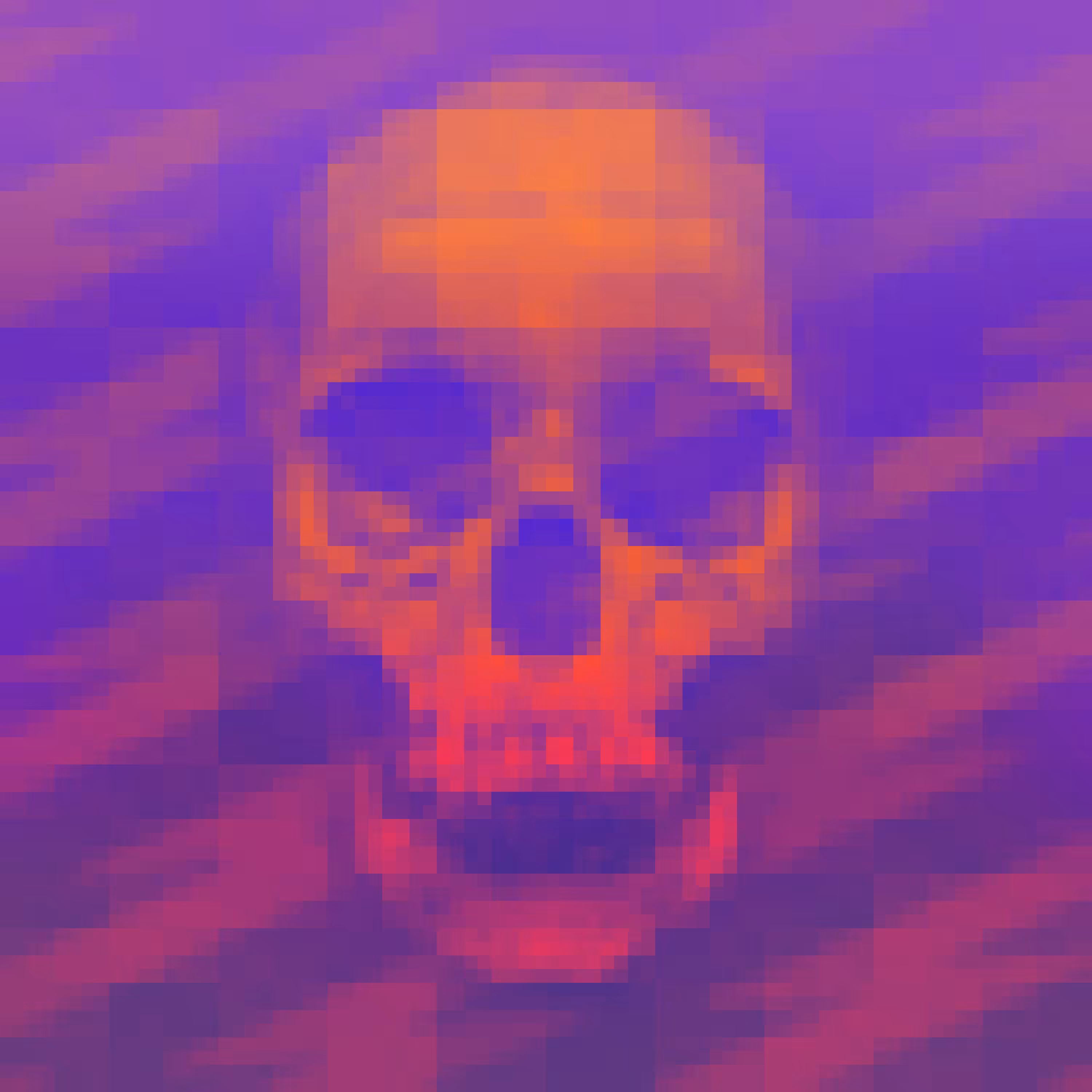 Pixel Skull Vanitas 44