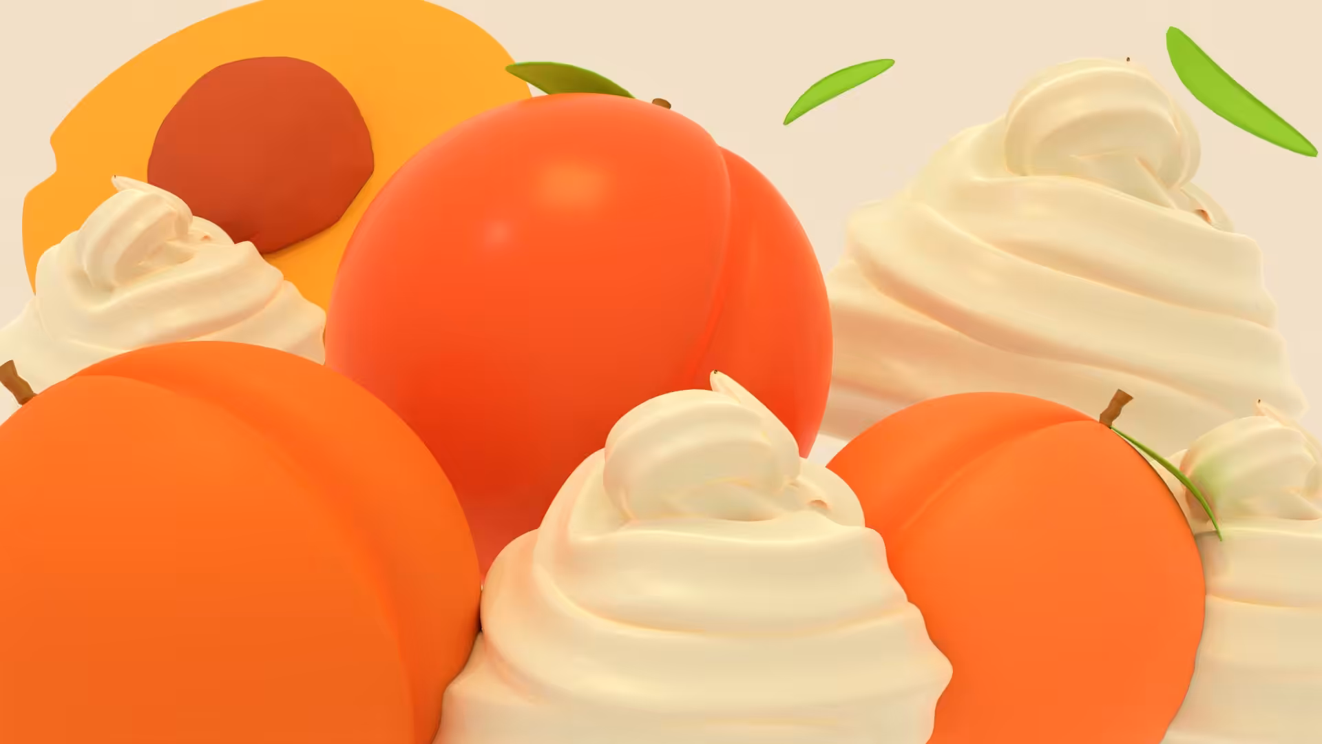 peaches & cream.