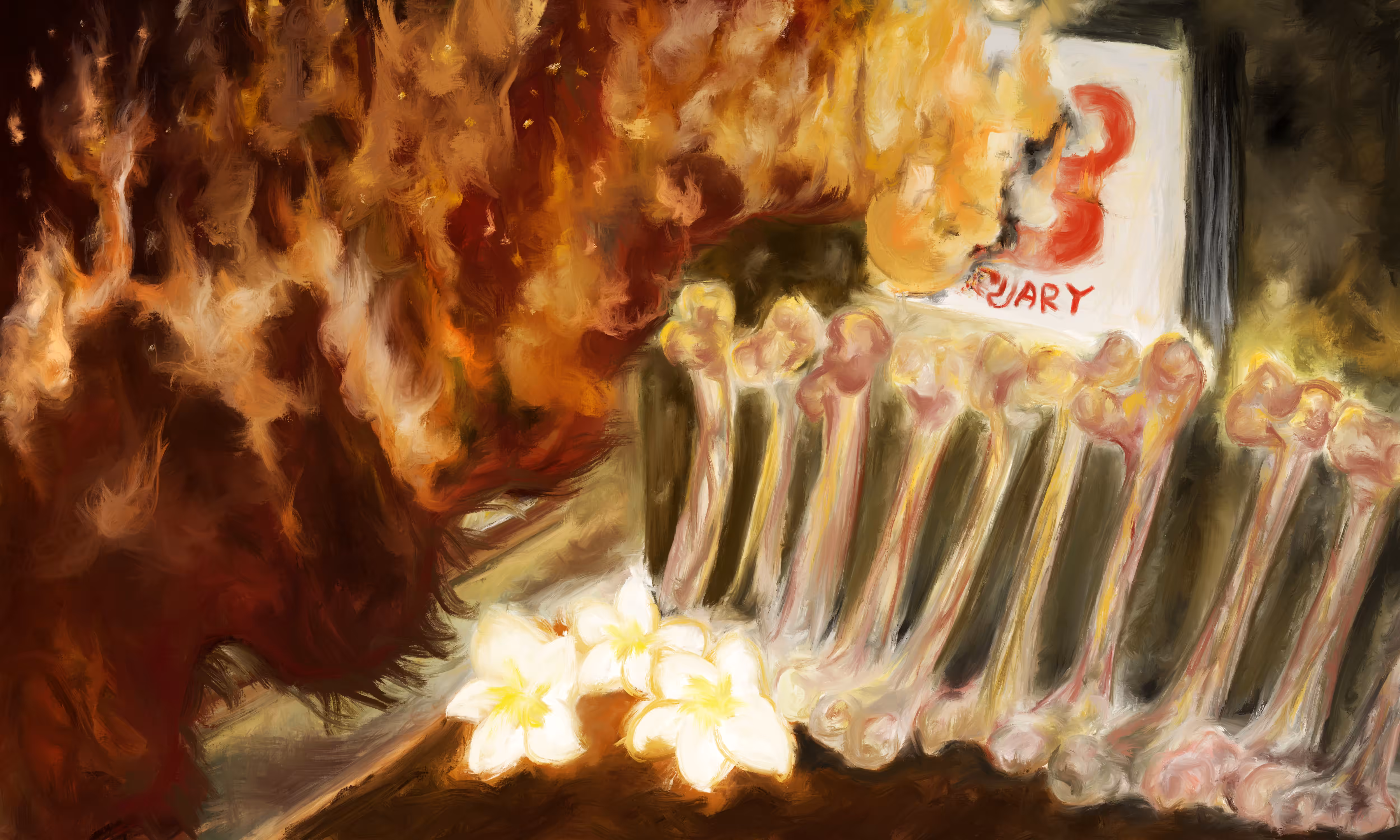 Flaming Curtain