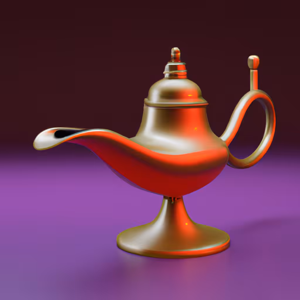 A Simple Brass Lamp