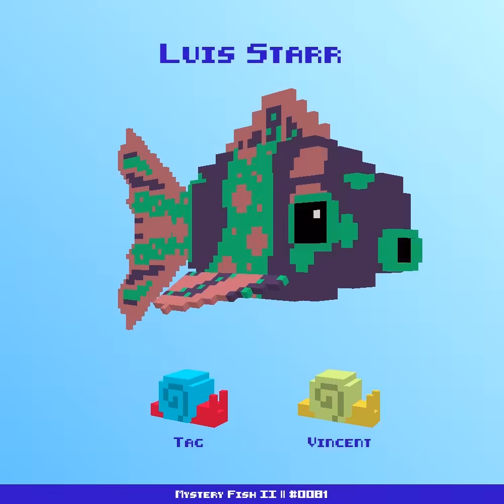 Luis Starr :: Mystery Fish 0081/1000 