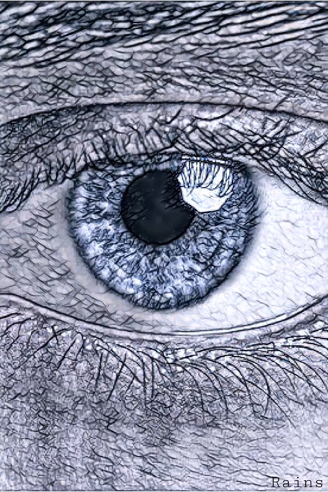 BlackNWhite Eye