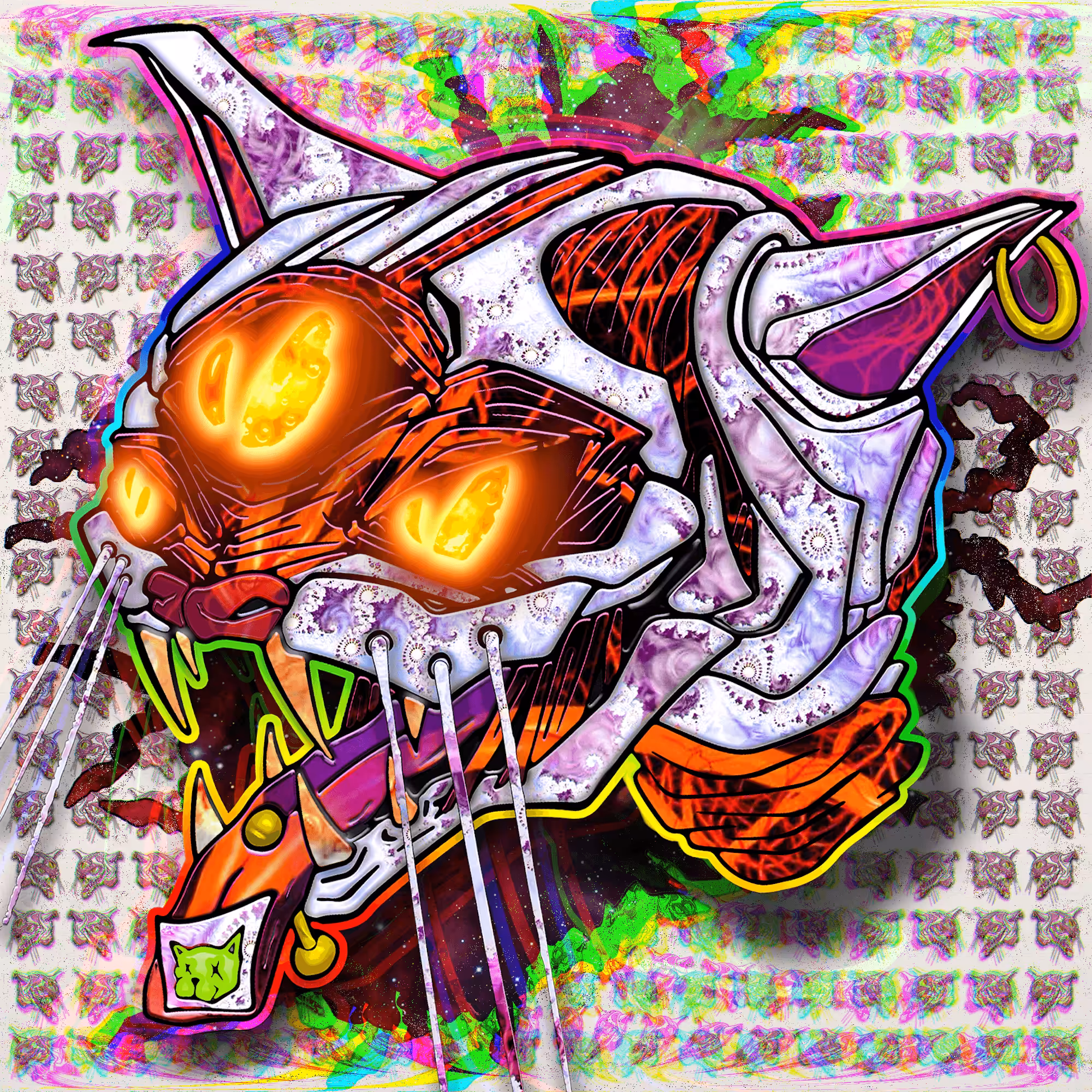 Cosmic Cat 14/33 🐱✨ Limited Edition Collectibles by ViNNi KiNiKi