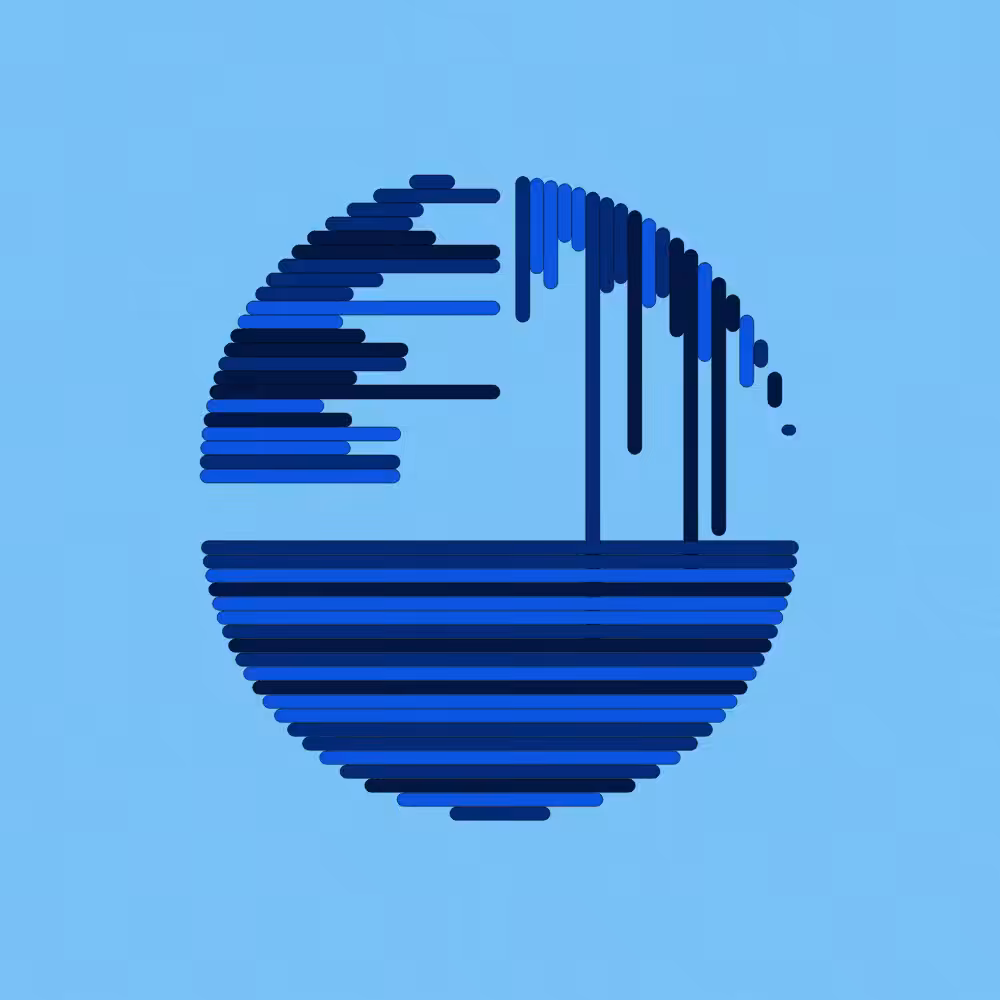 Stripes in Circle #30