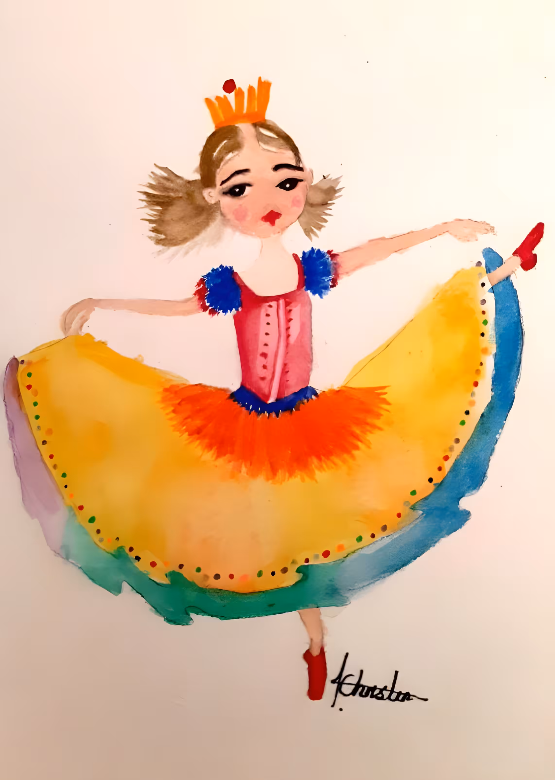 Tiny ballerina's Big Dreams 👸🏼