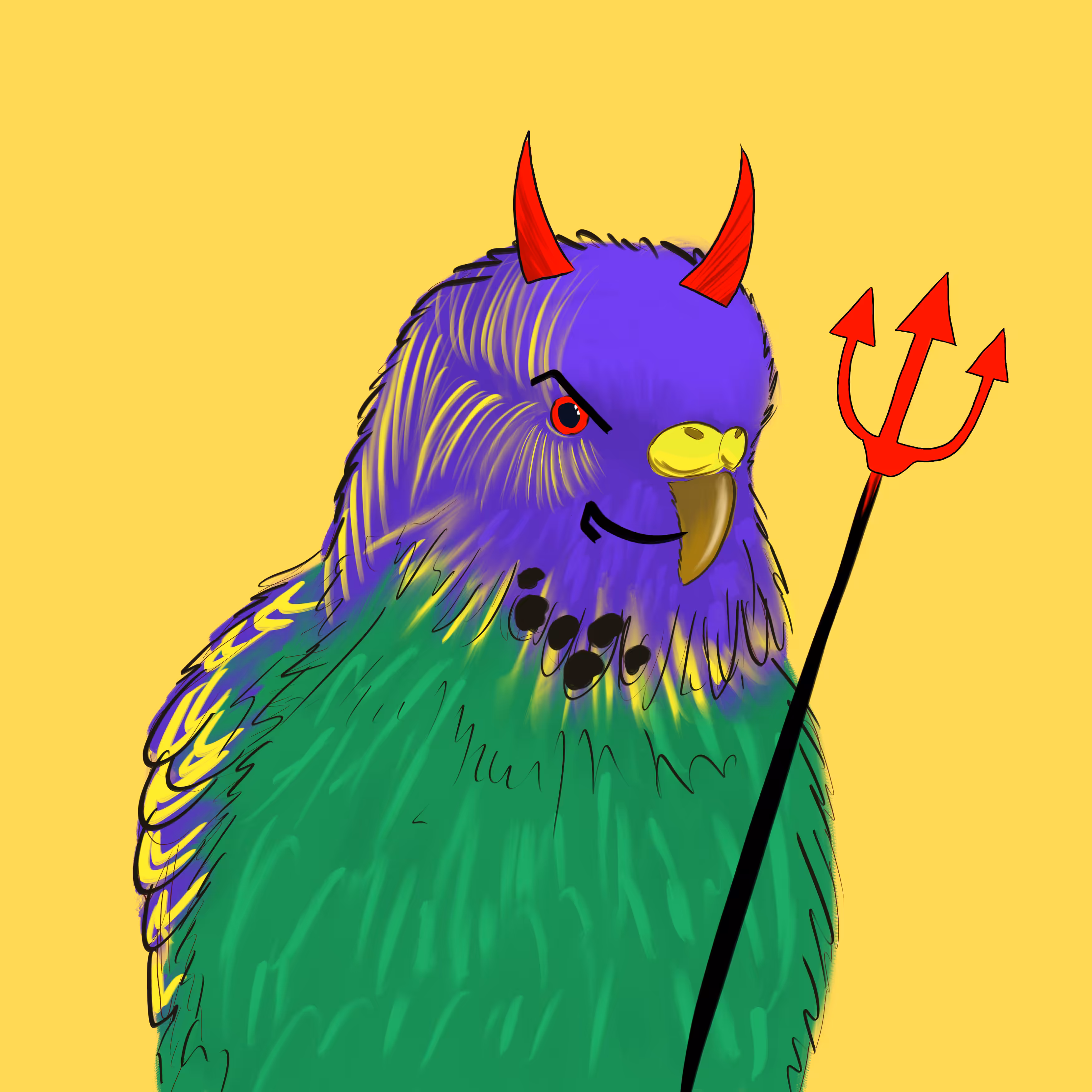 Neon Parrot #3