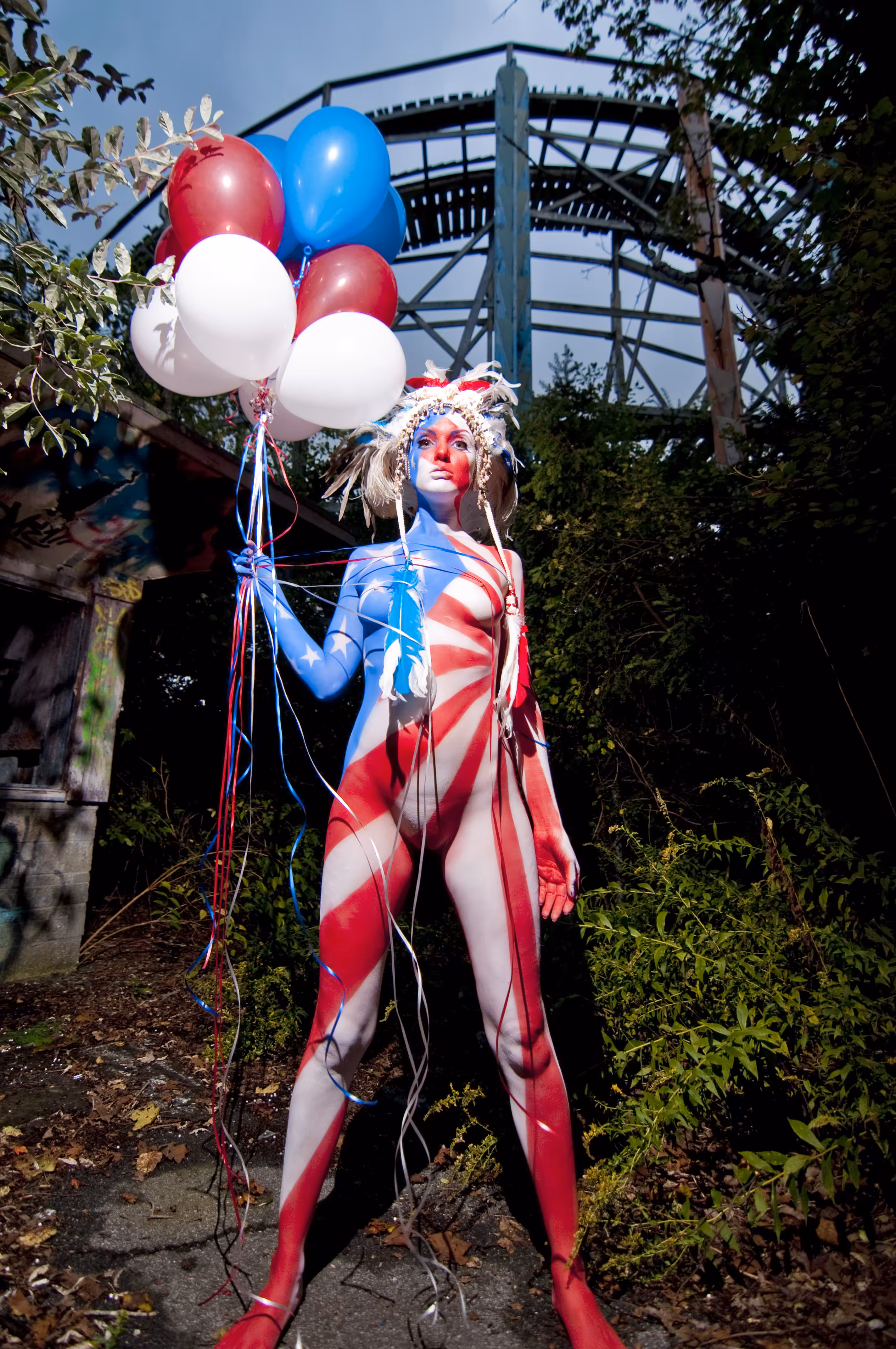 America at the Abandoned Theme Park