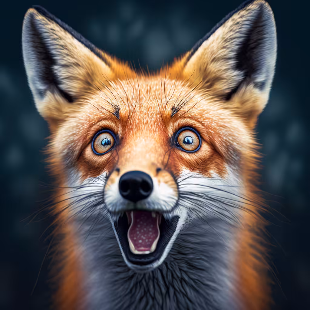 The fox is in shock