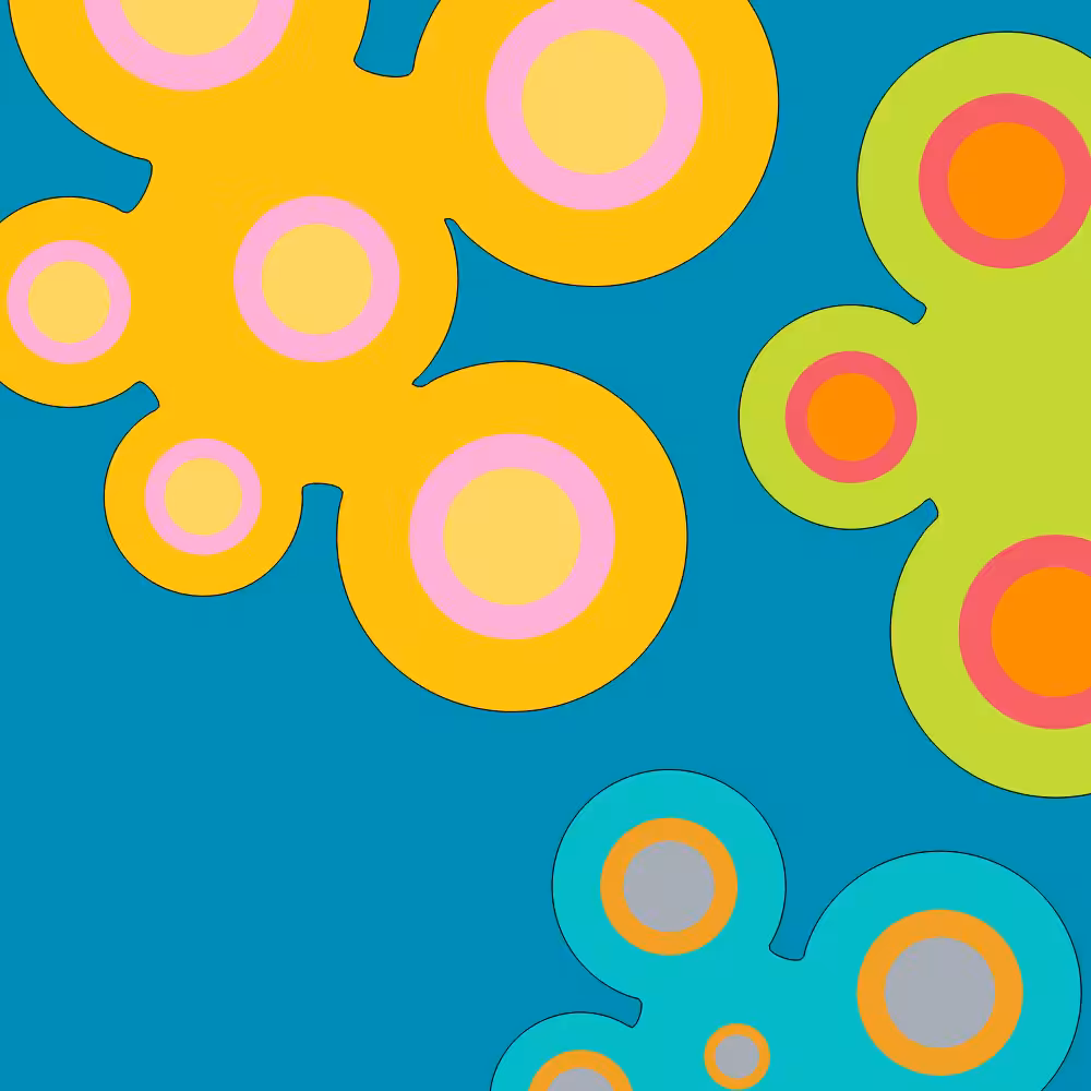 Colorful cartoon shapes(free edition) #11