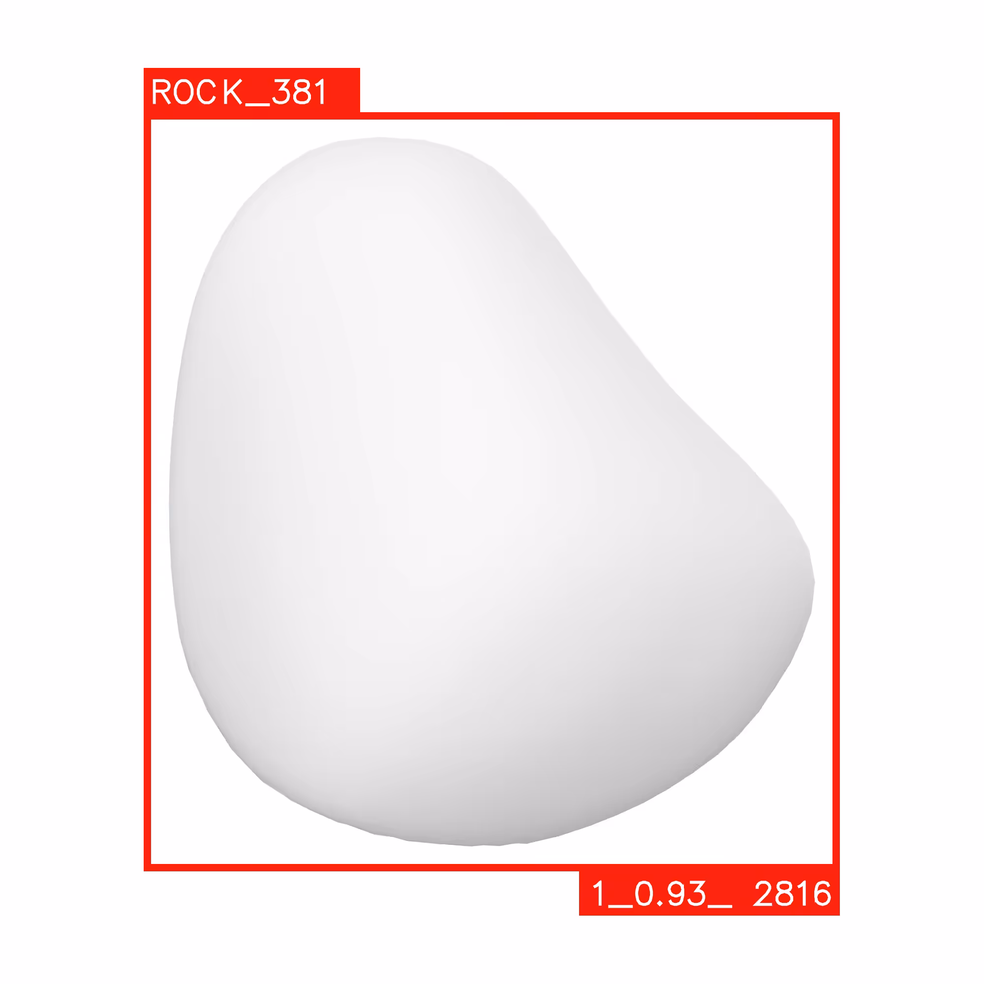 UNSHADED ROCKS: ROCK 381