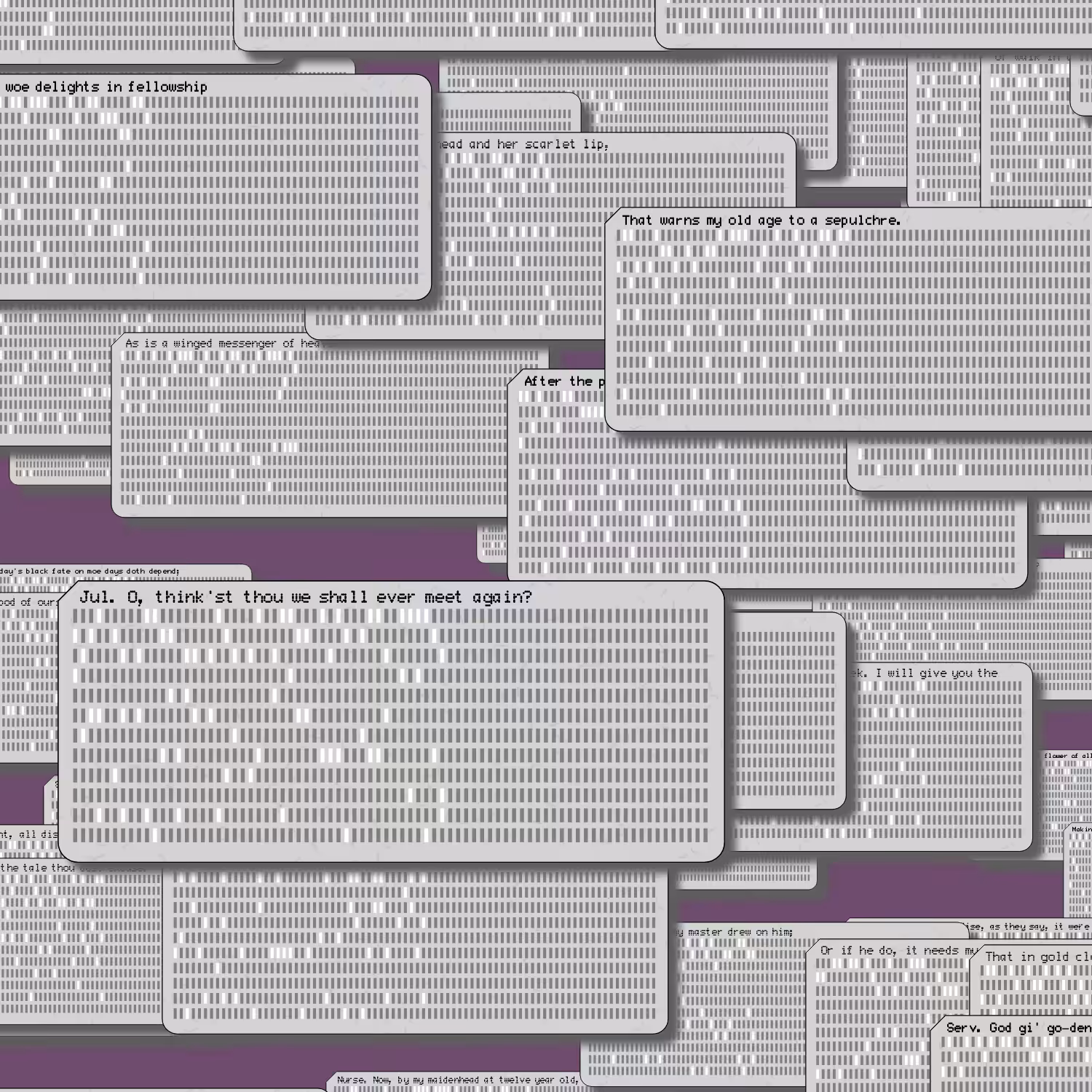 Romeo and Juliet on Punched Cards (Free) #24