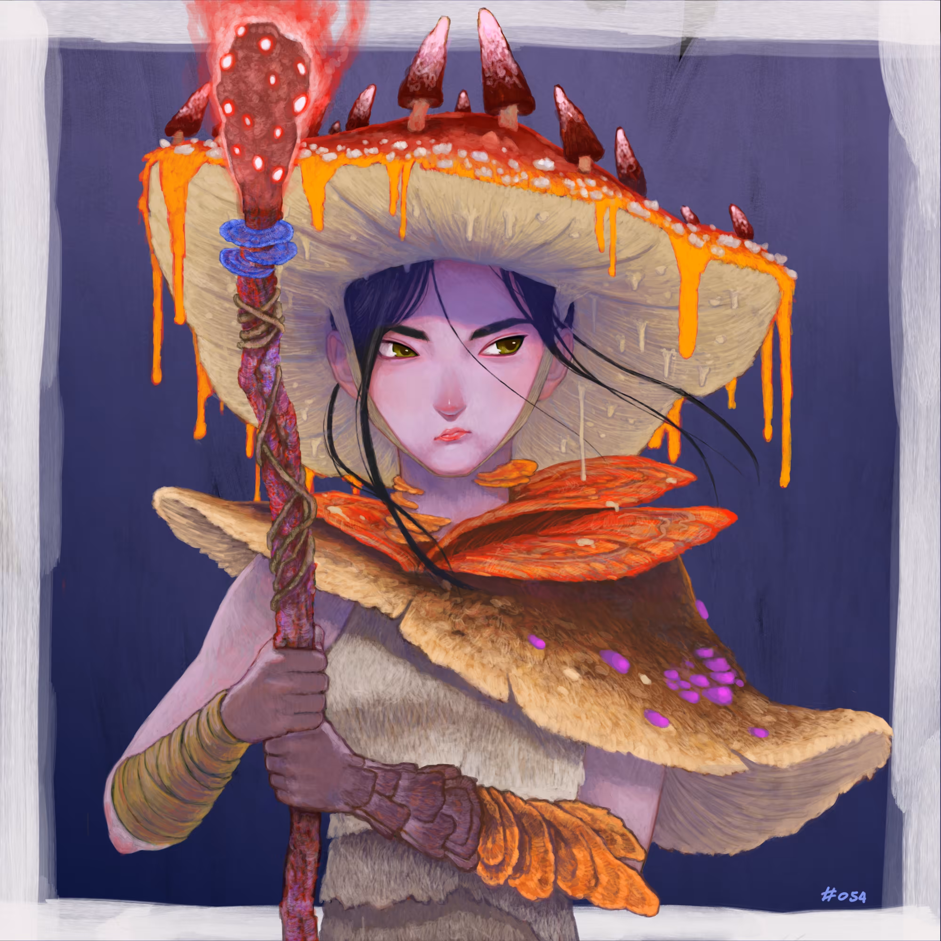 boo #0054 Mushroom Witch