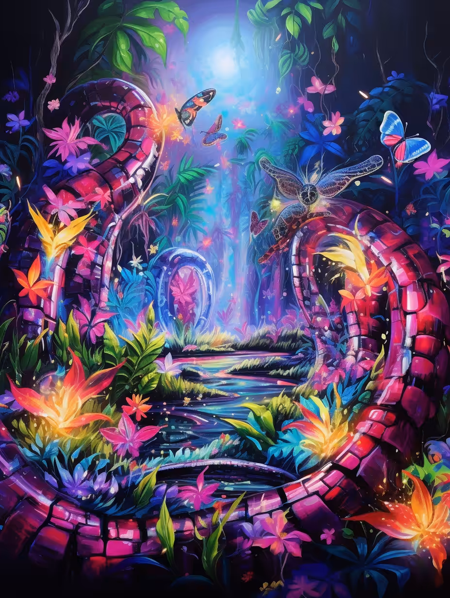 The magical snake