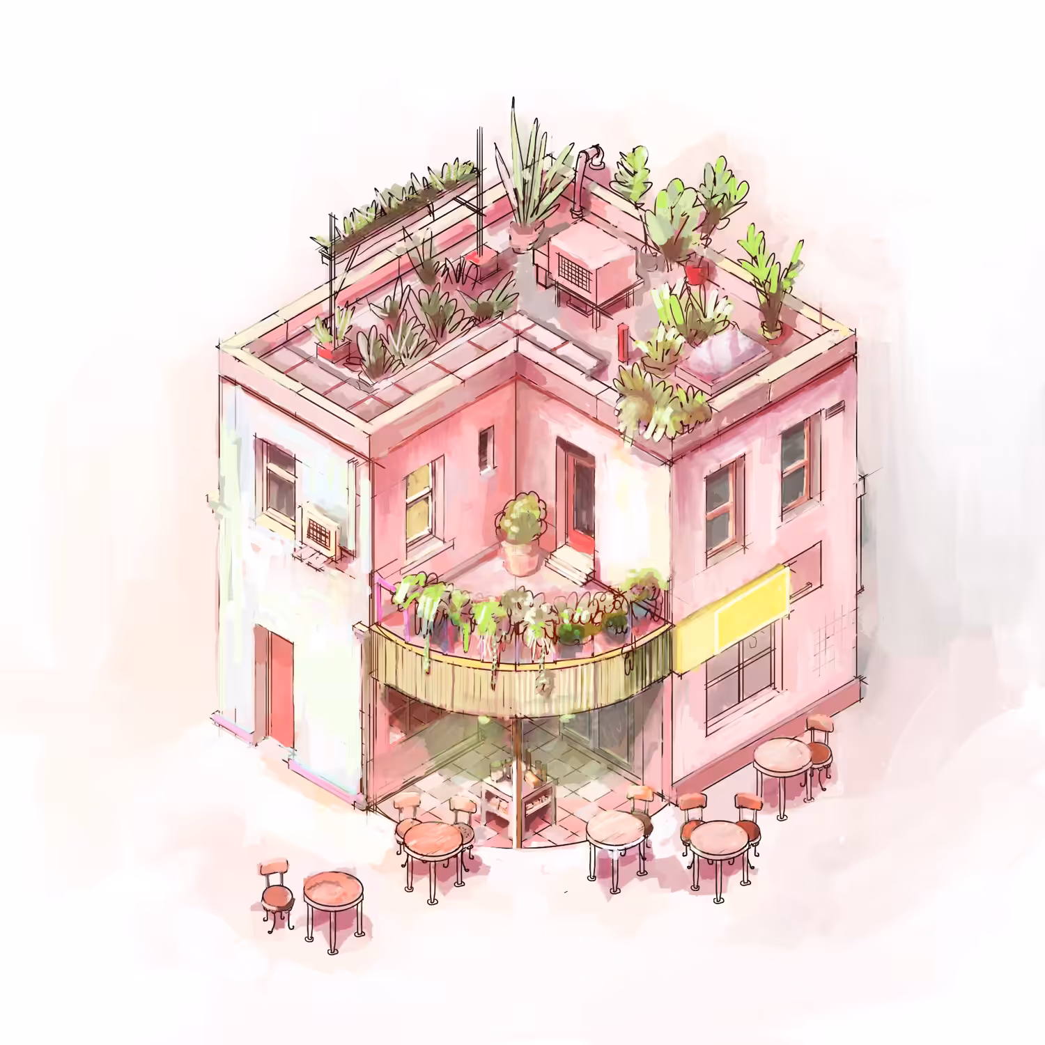 24HourCafe LOFI night and day