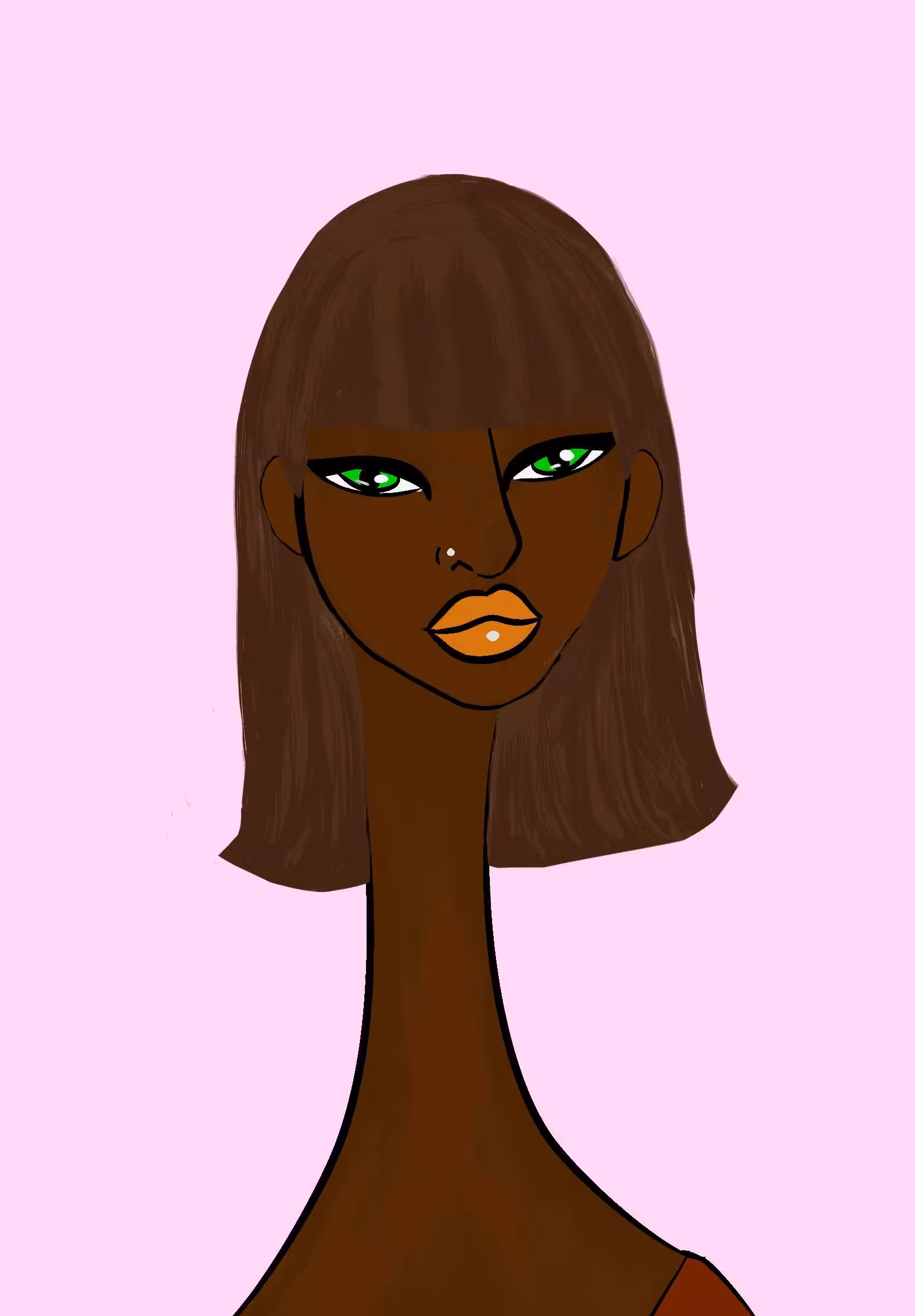 Long Neckie Lady #39
