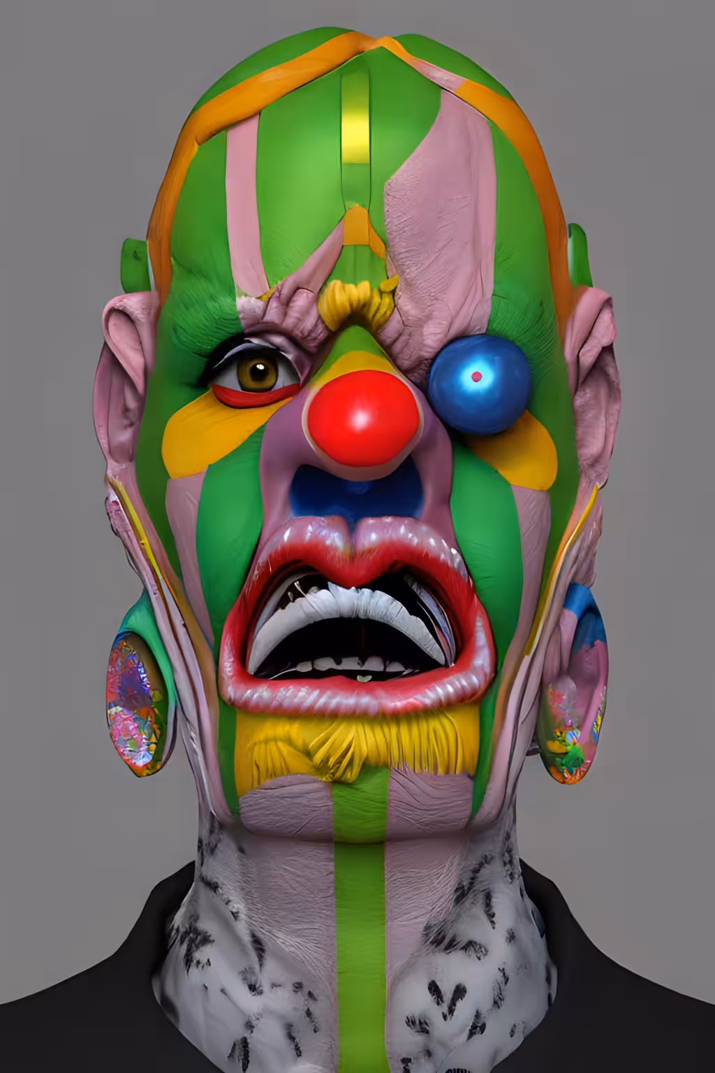 Distorted Faces: Distorted Face #6