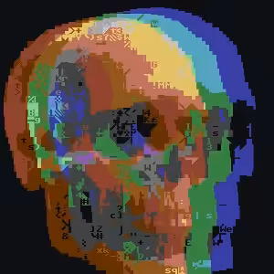 Glitched Skull #018