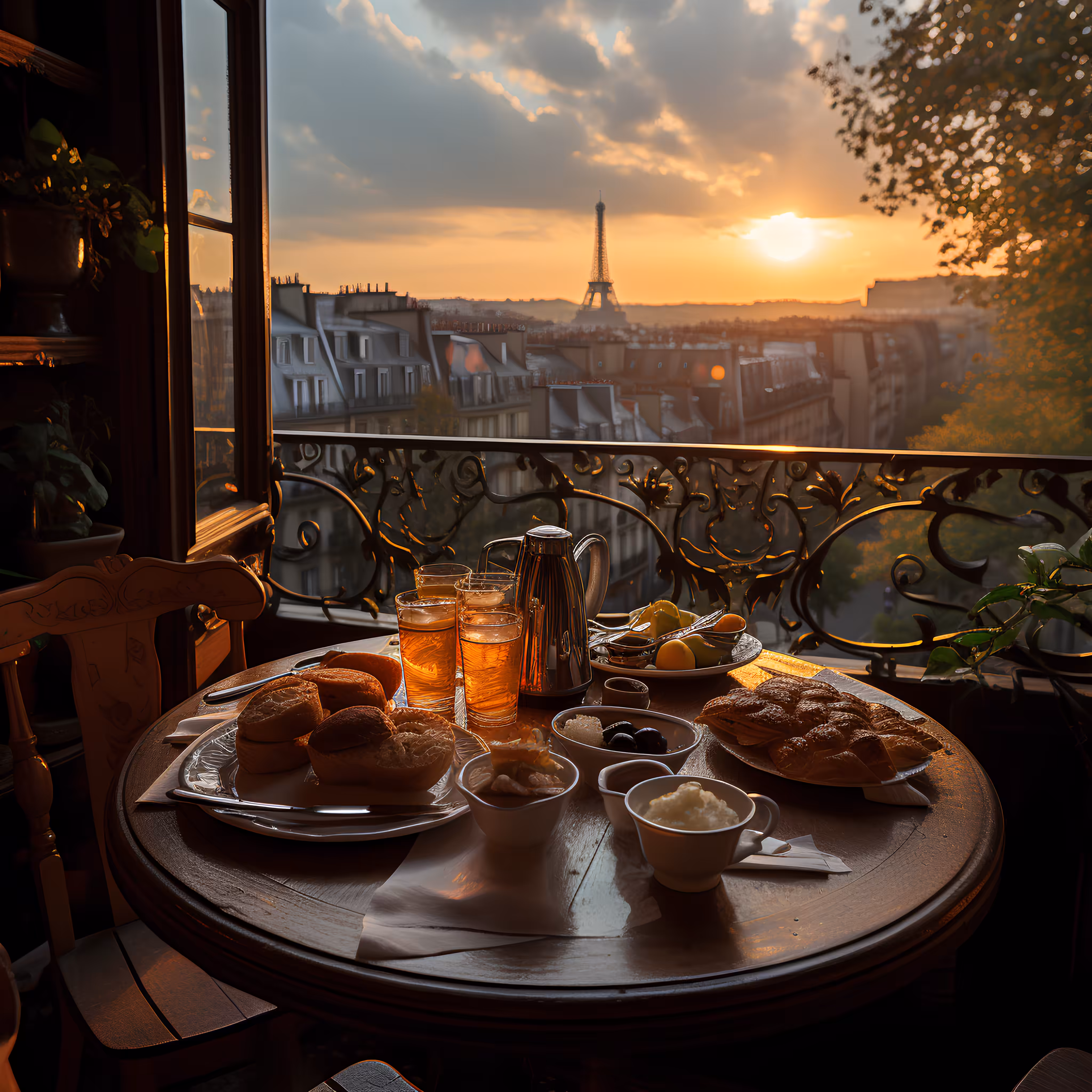 Breakfast in Paris