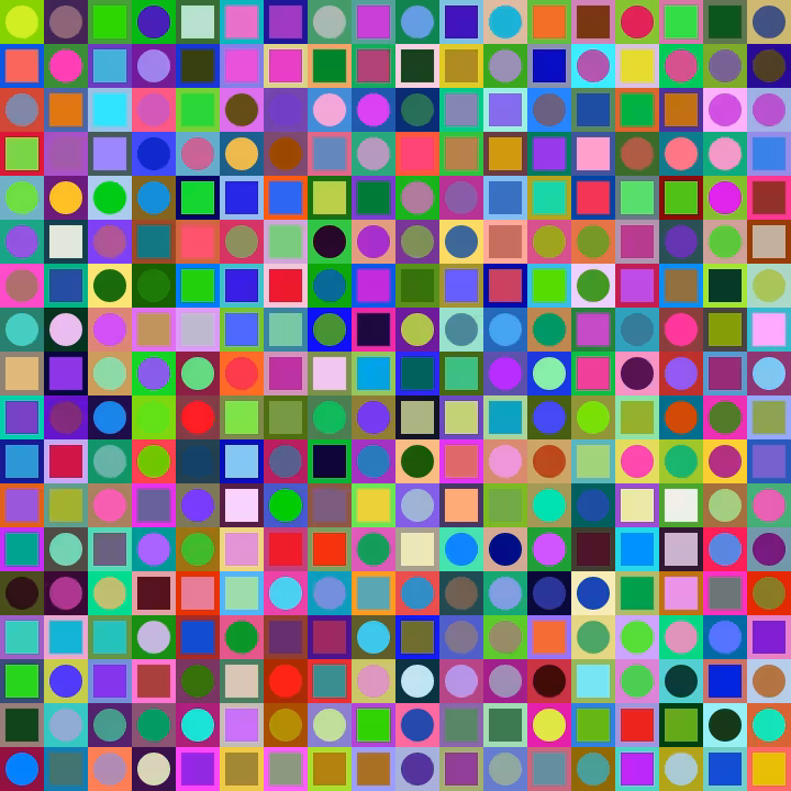 Square Dot Composition #55
