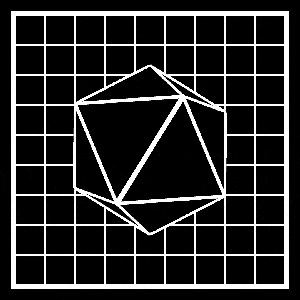 Platonic Solids / Polyhedra: Platonic Solid: Icosahedron