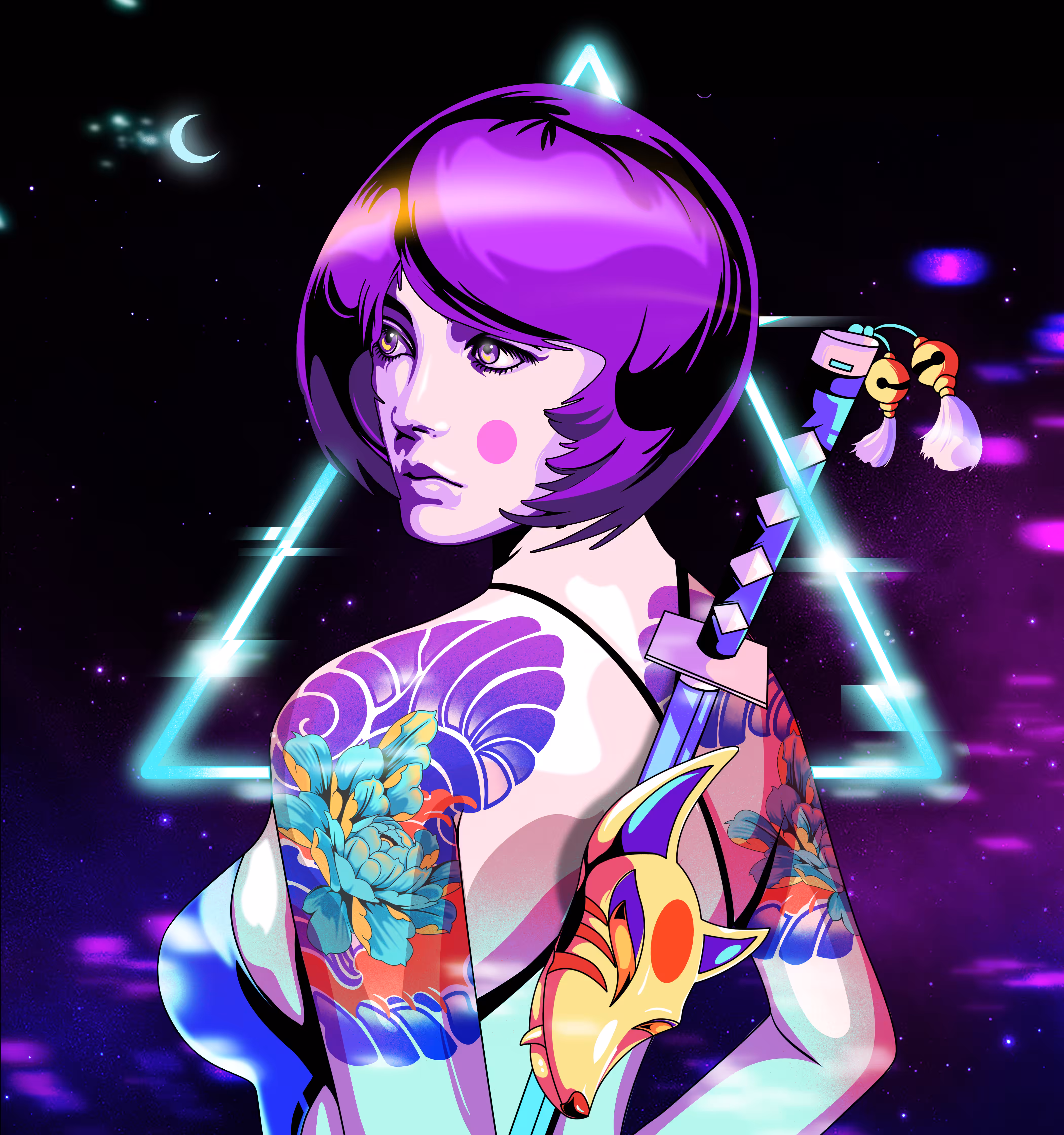 Neon Yokai Sakura II