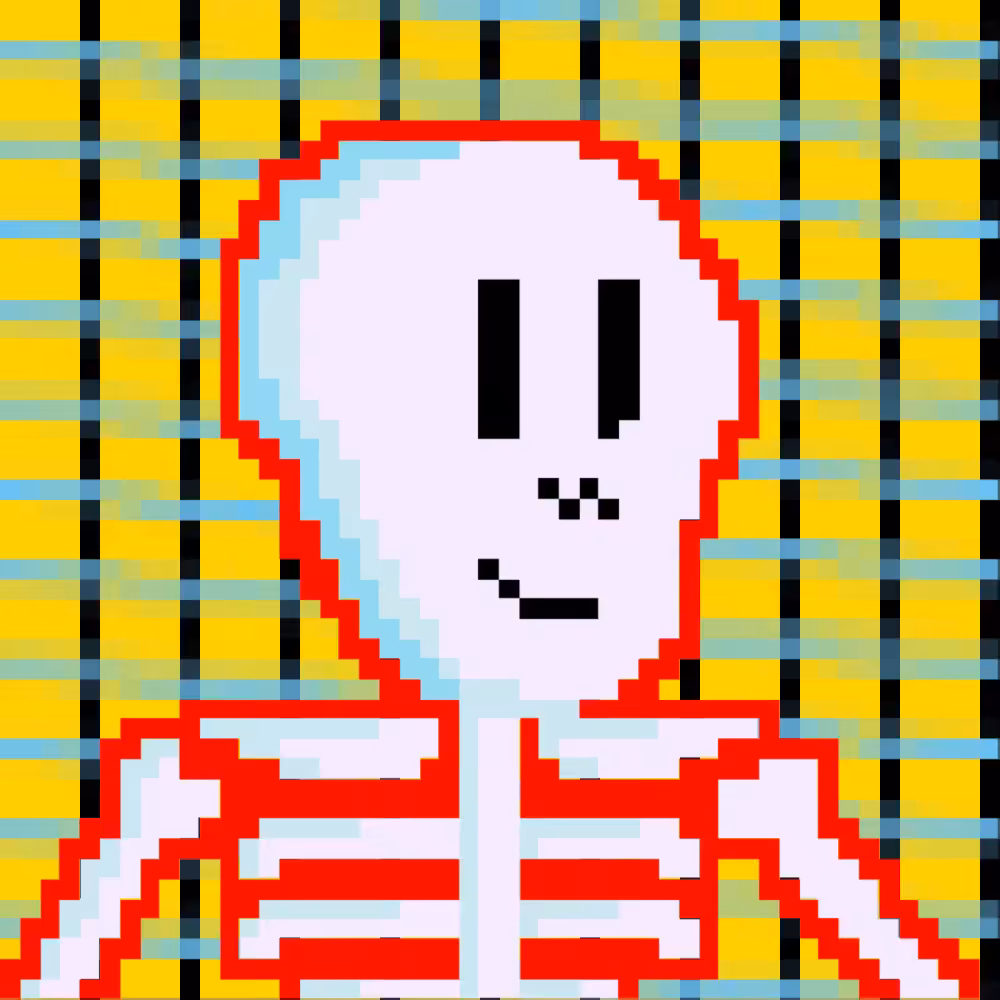 PIXEL SKULLETTI 1 #140