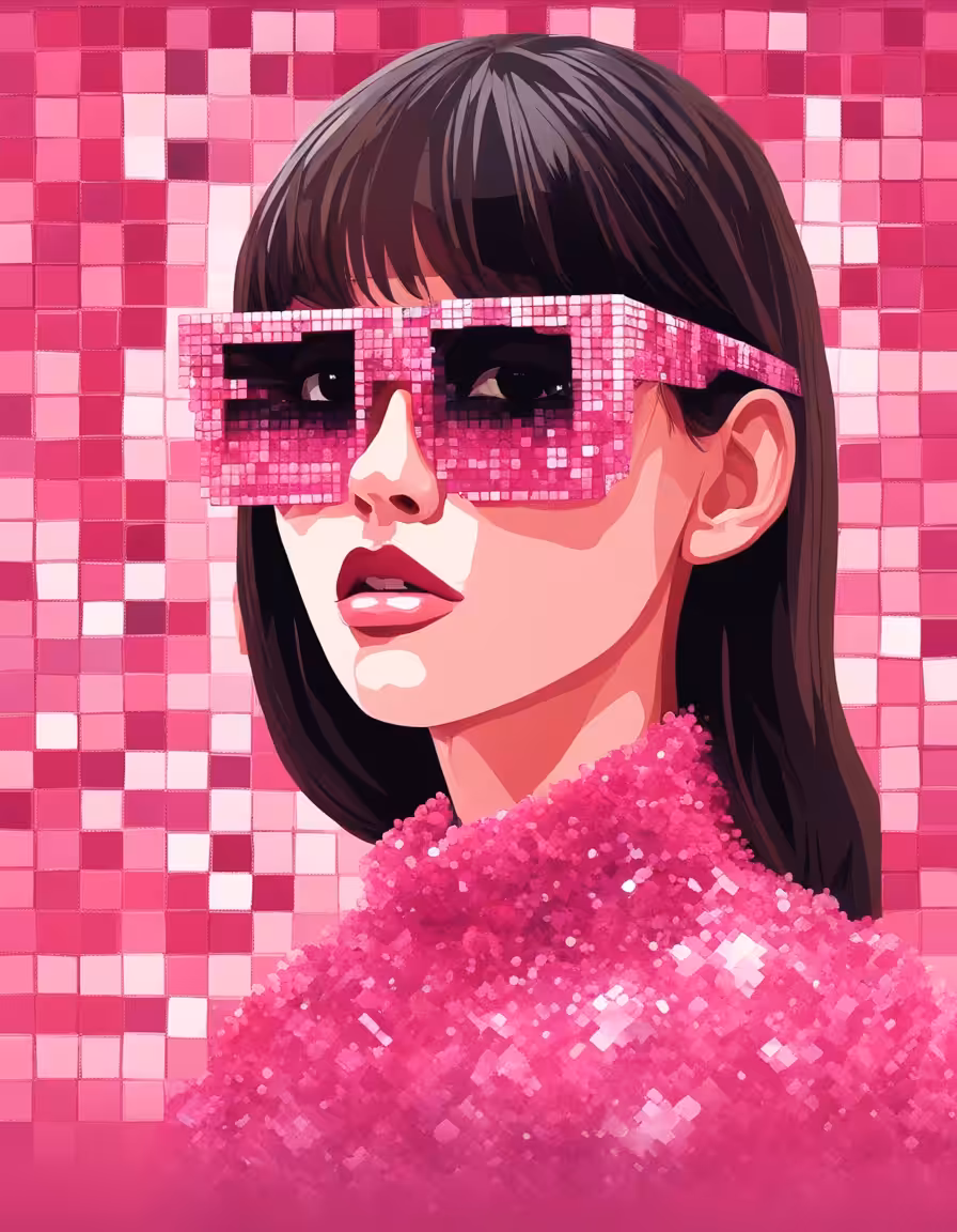 Pink glasses
