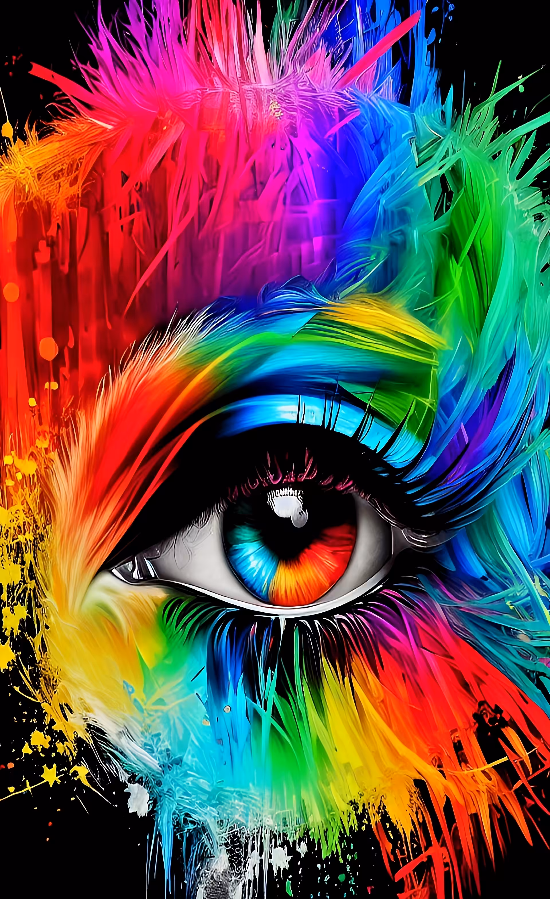 Digital Artworks: Fire and Ice