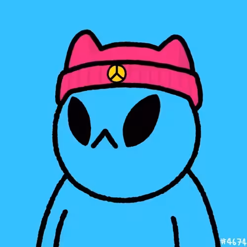Blink Cat The Visitors Derivative #4674