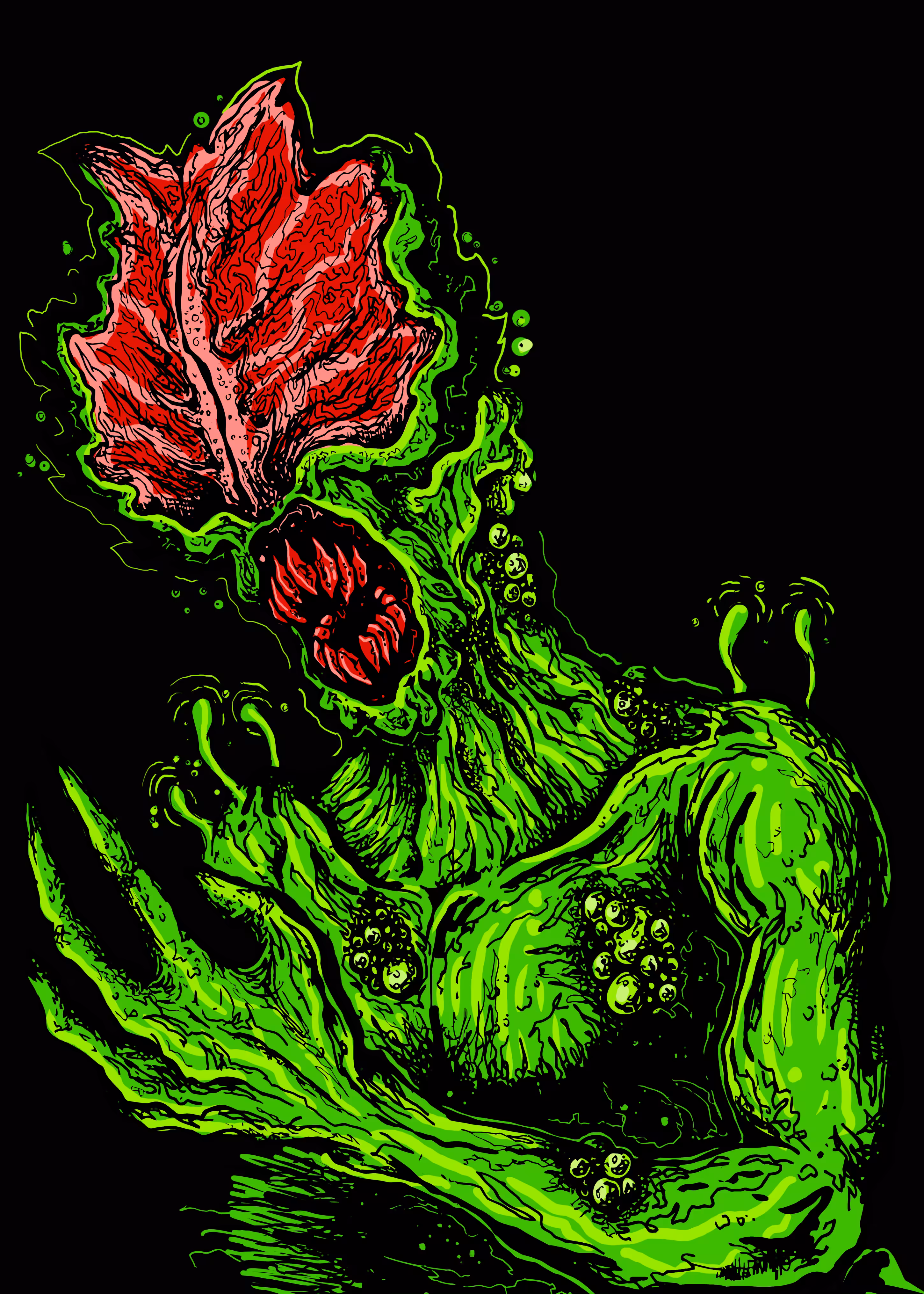 ghostship mutant creepy