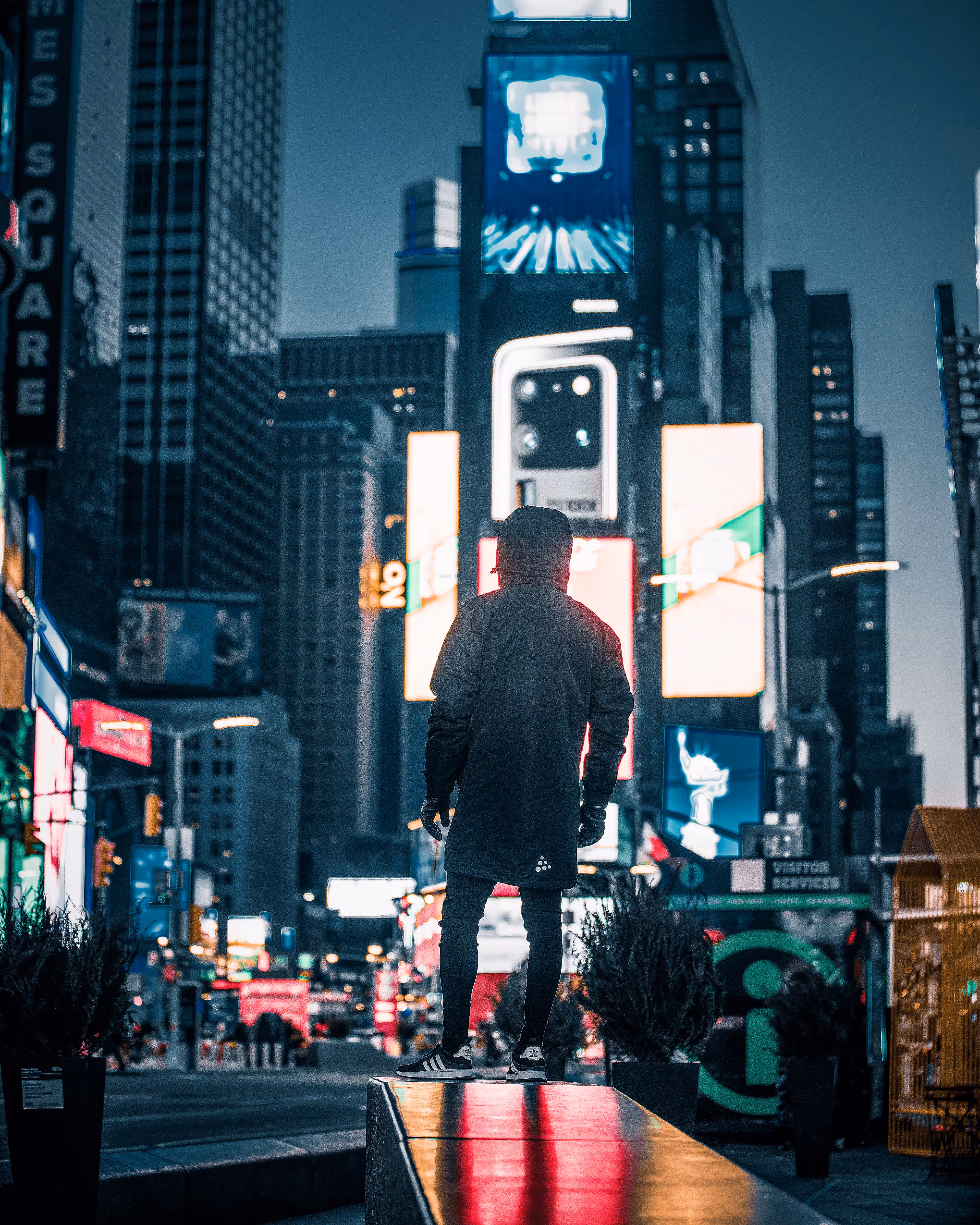 Early morning at Times Square