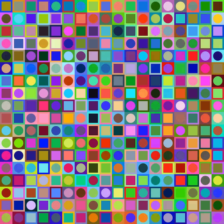 Square Dot Composition #88