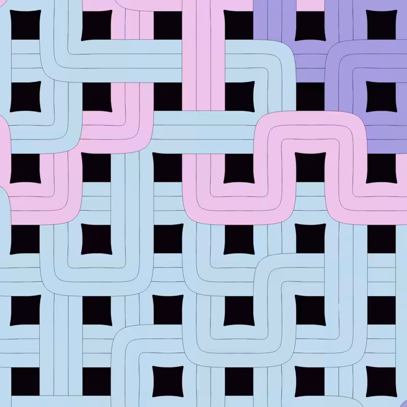 Bézier Truchet #2