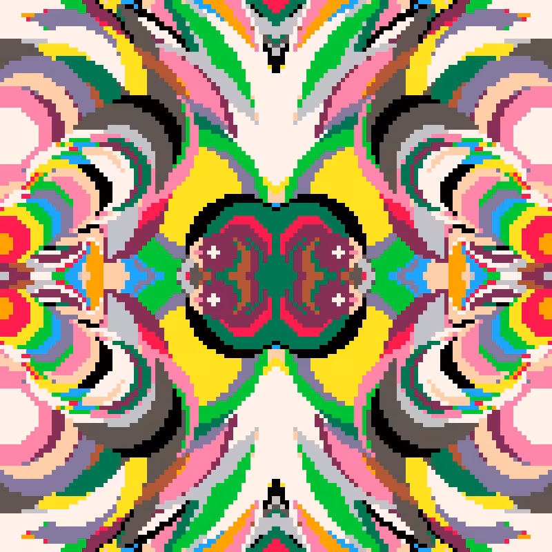 Rapid Psychedelic Inkblot Test Generator #17