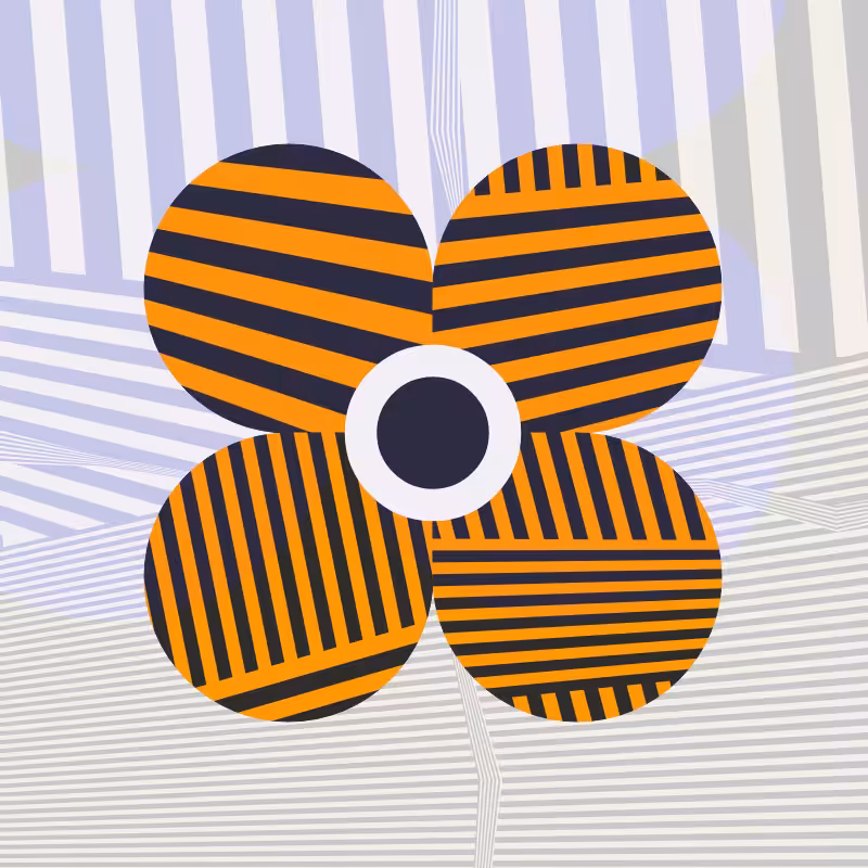 Dazzle Bloom: Big Orange #51