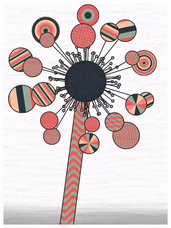 Abstract Dandelion #33