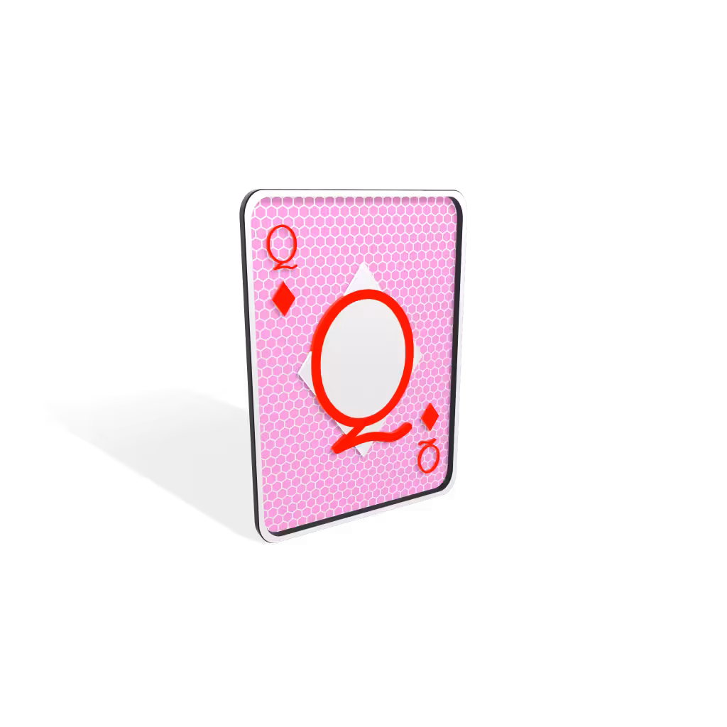 Queen of Diamonds : Tezicana Playing Cards