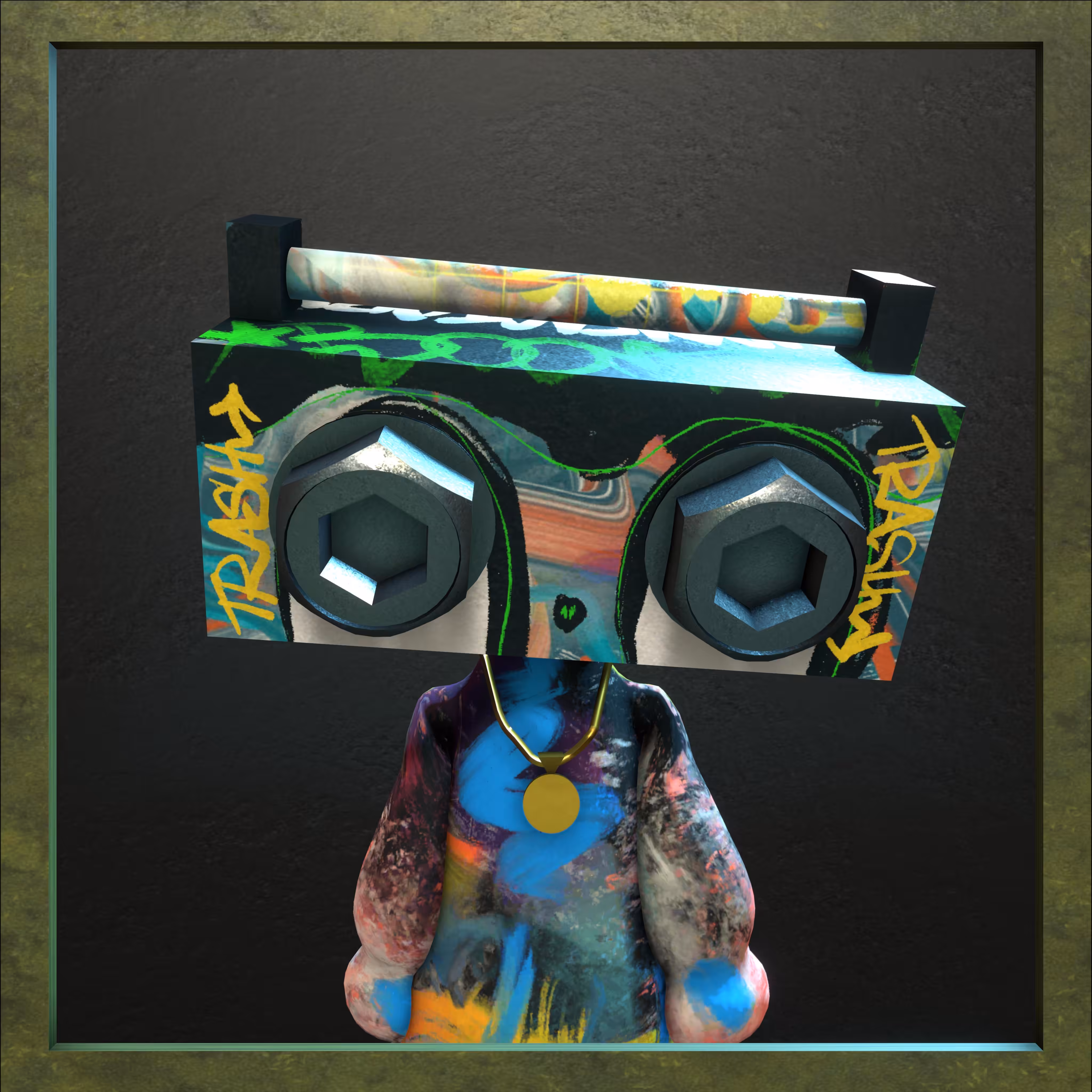 Boomboxhead #357
