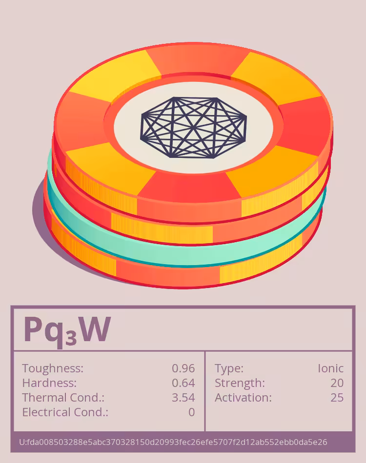 Pq₃W molecule