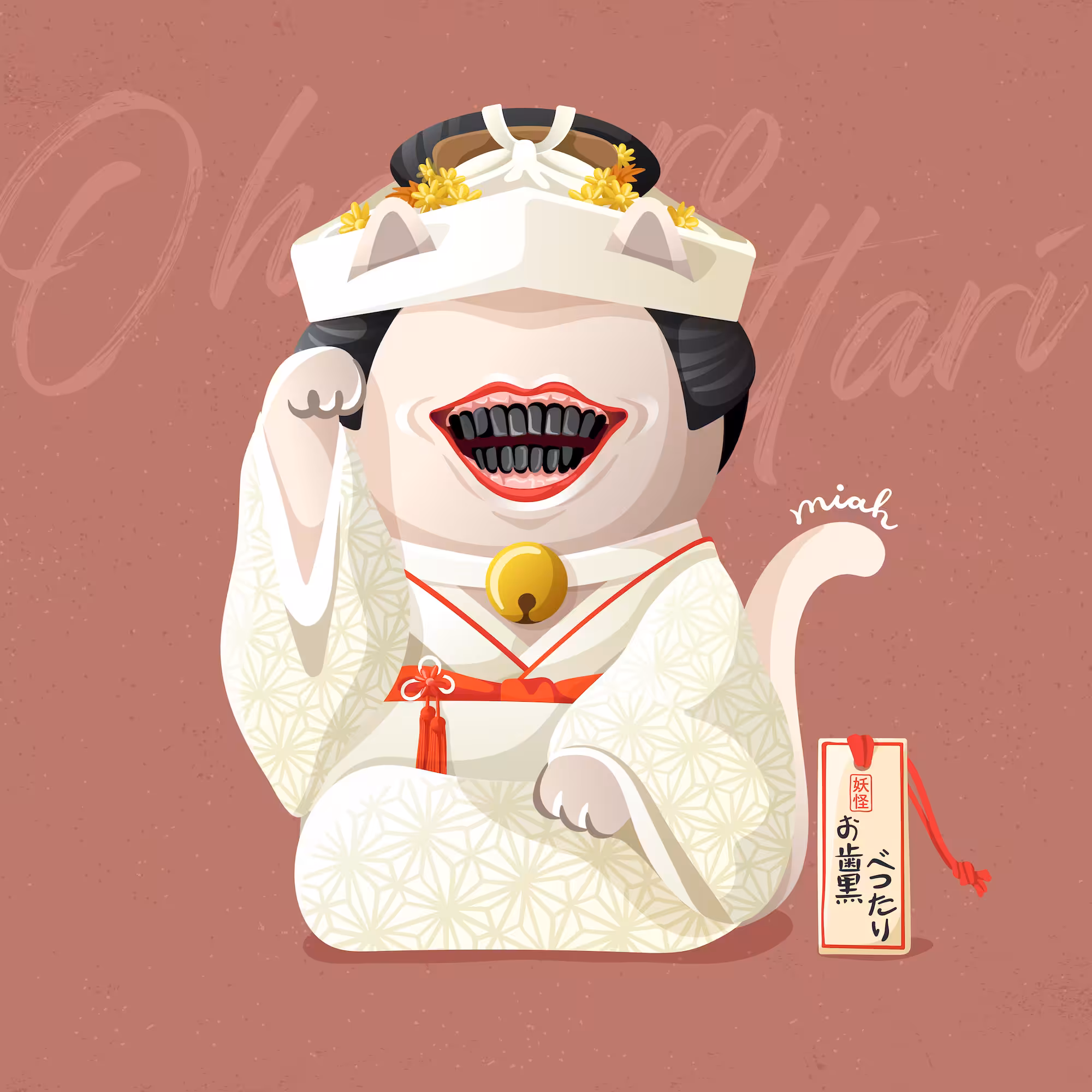Manekineko x Yokai : Meow Ohaguro-bettari